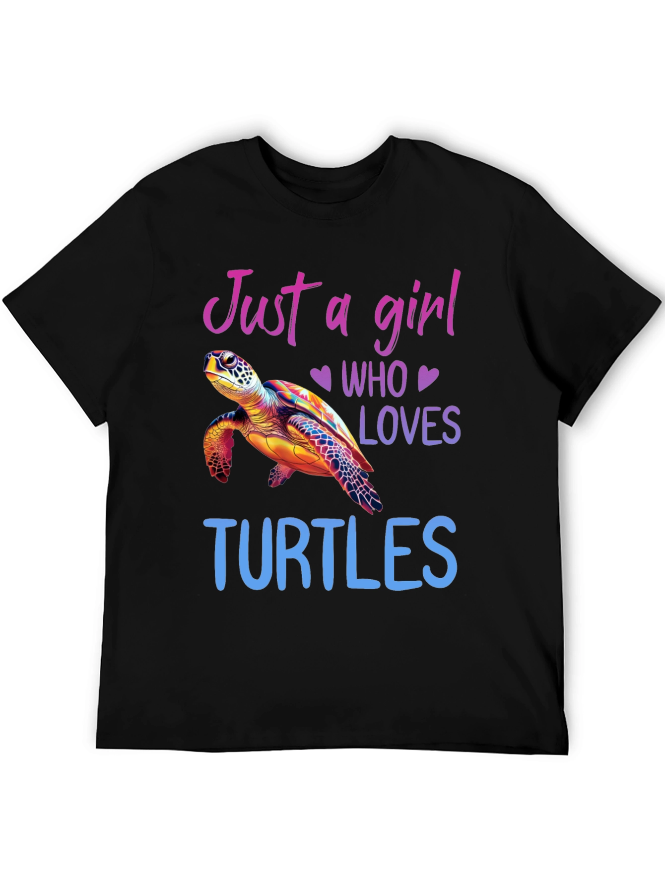 Just A Girl Who Loves Turtles Graphic Tee