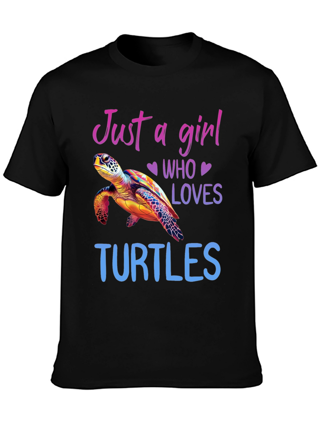Just A Girl Who Loves Turtles Graphic Tee