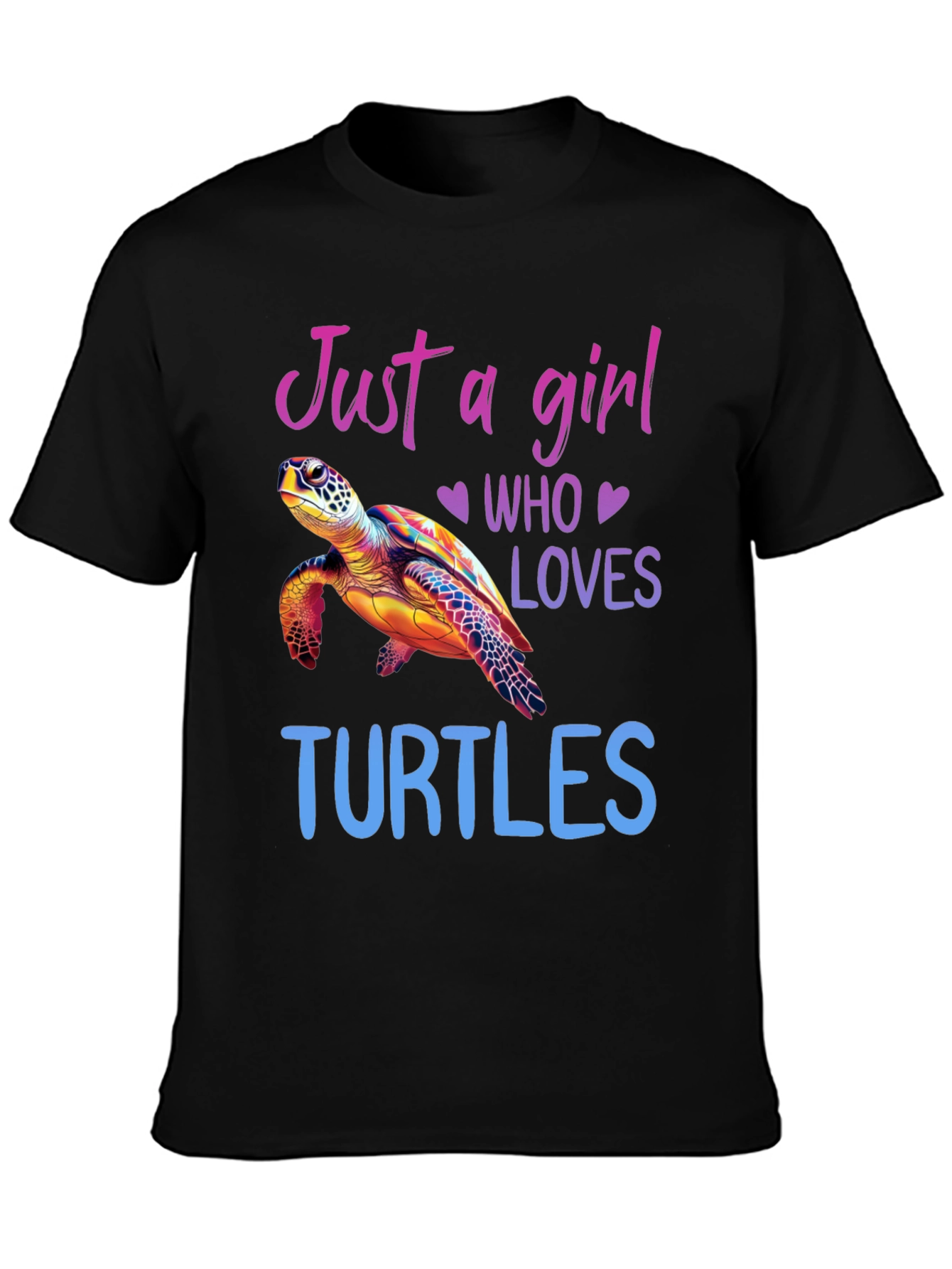 Just A Girl Who Loves Turtles Graphic Tee