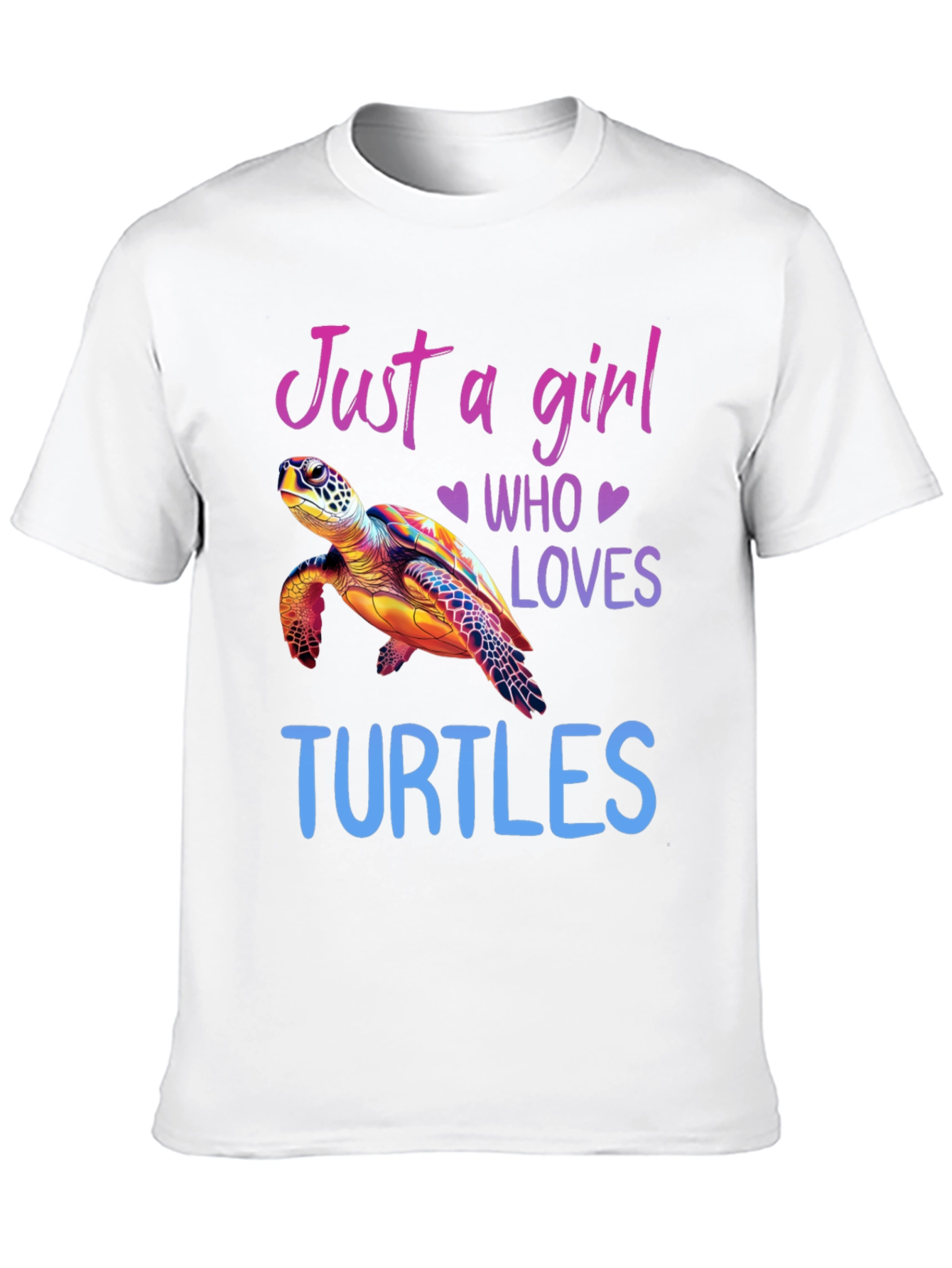 Just A Girl Who Loves Turtles Graphic Tee