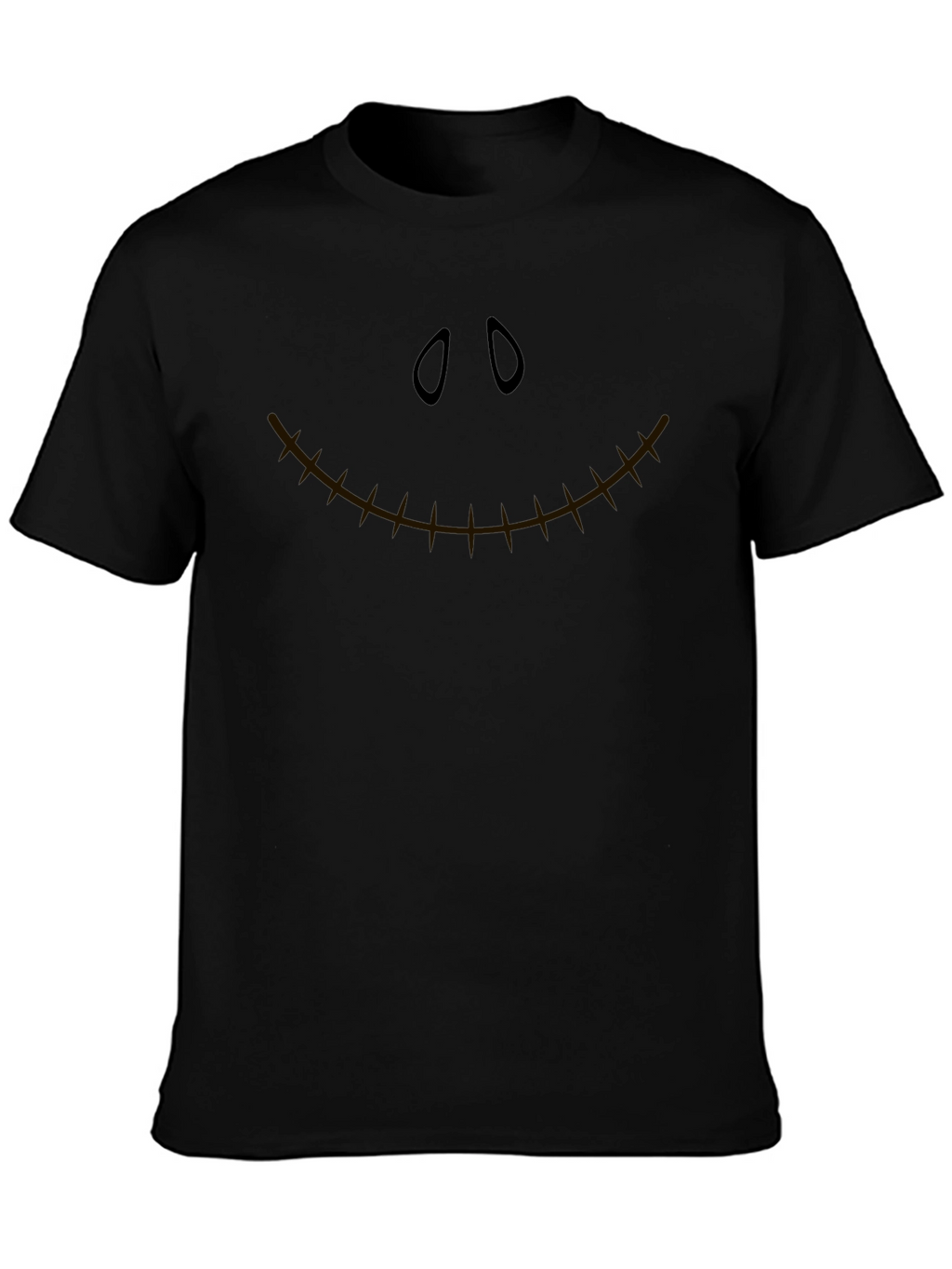 Spooky Face Graphic T-Shirt - Halloween Style