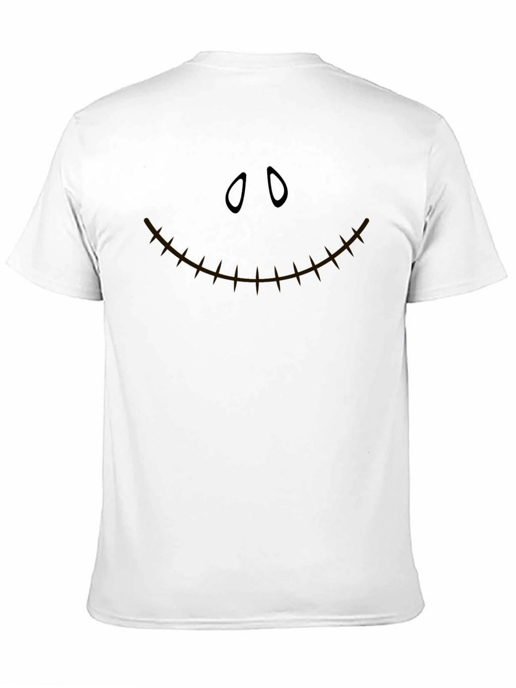 Spooky Face Graphic T-Shirt - Halloween Style