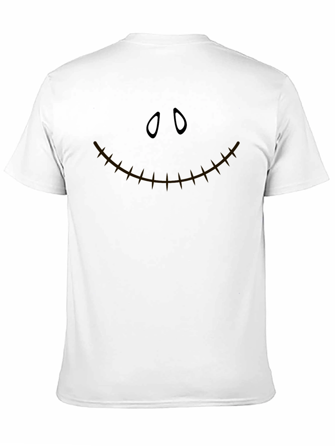 Spooky Face Graphic T-Shirt - Halloween Style