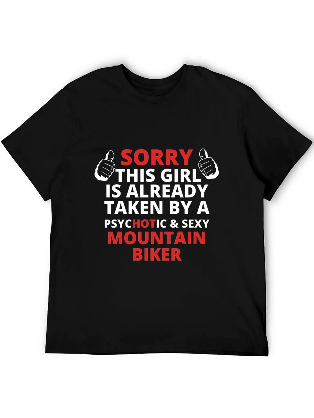 Girlfriend Mountain Biker T-Shirt - Funny Graphic Tee