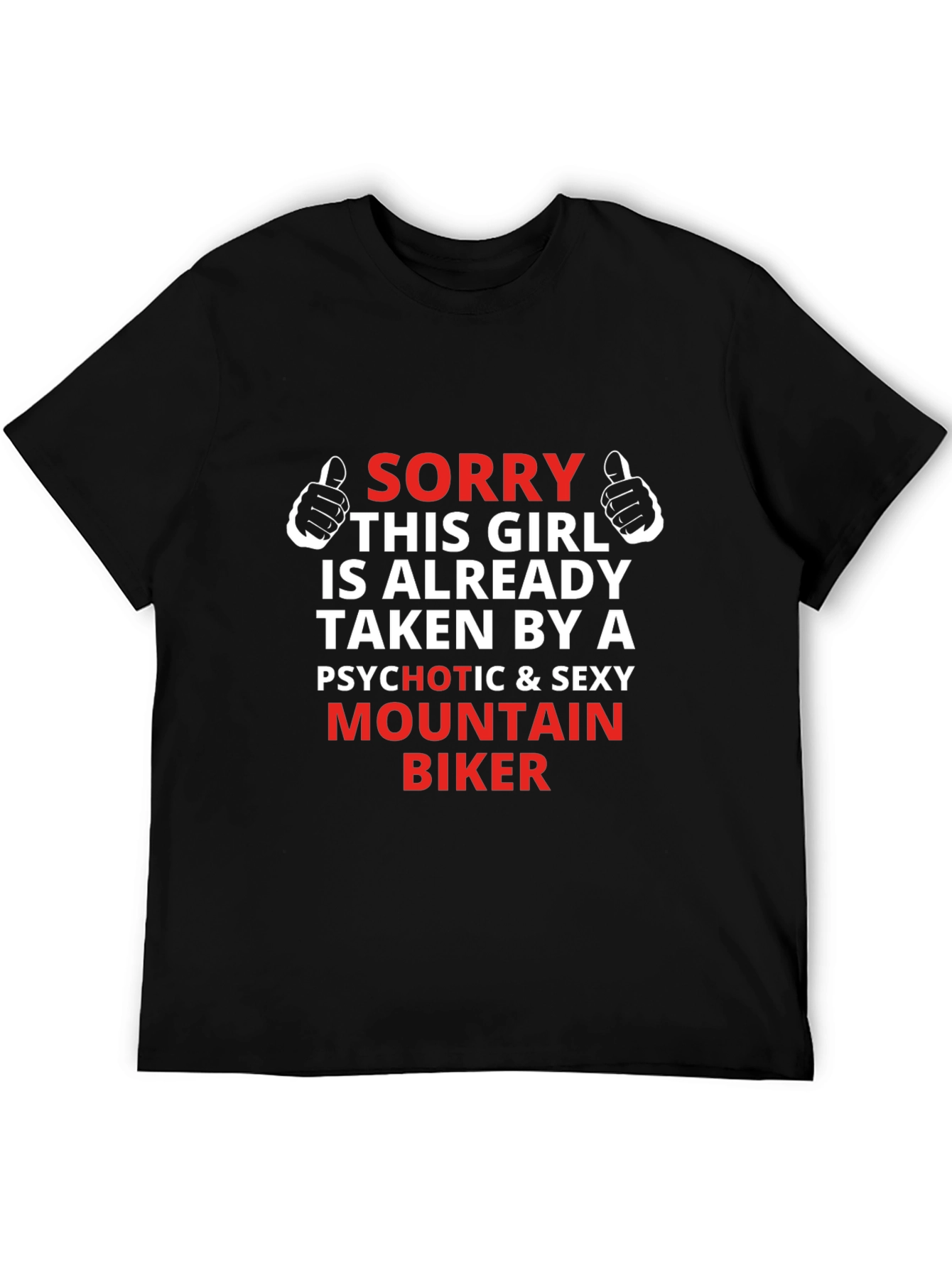 Girlfriend Mountain Biker T-Shirt - Funny Graphic Tee