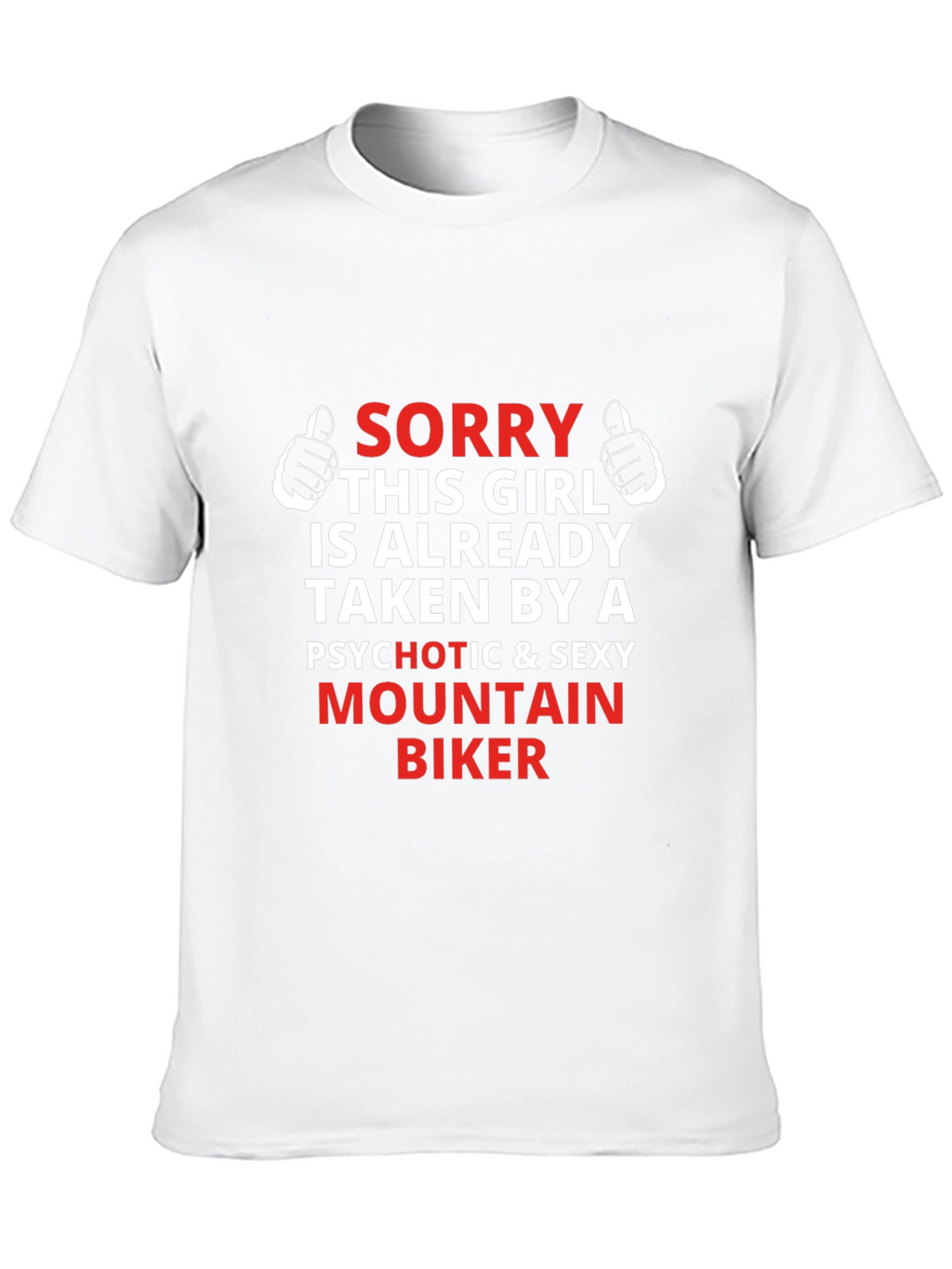 Girlfriend Mountain Biker T-Shirt - Funny Graphic Tee