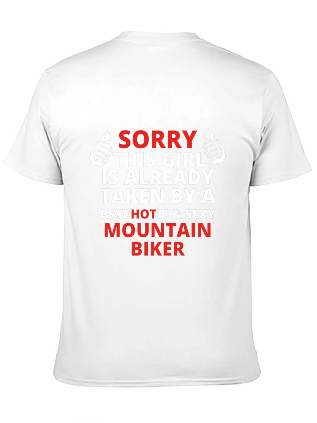Girlfriend Mountain Biker T-Shirt - Funny Graphic Tee