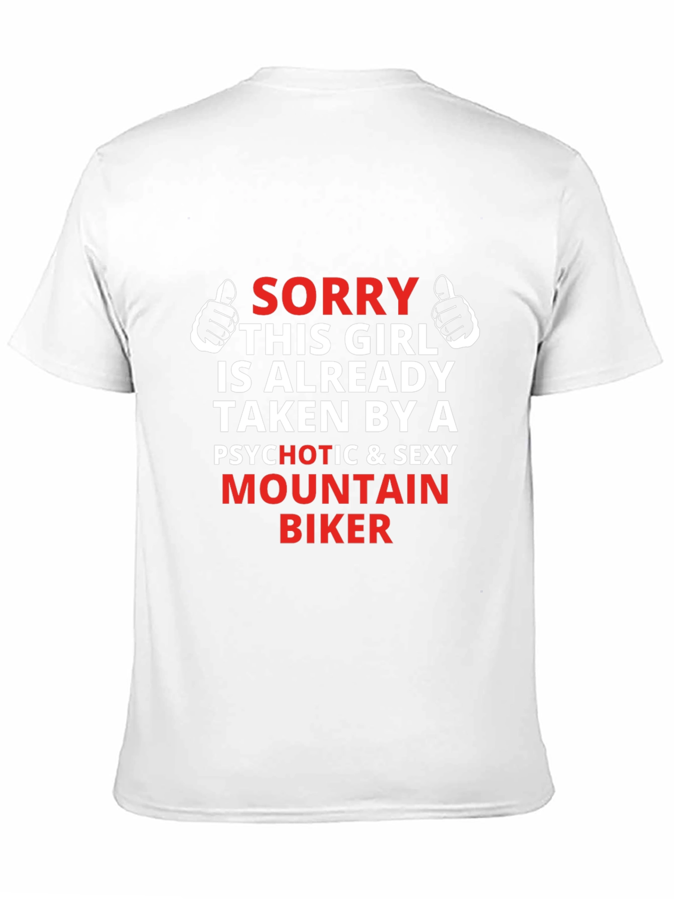 Girlfriend Mountain Biker T-Shirt - Funny Graphic Tee