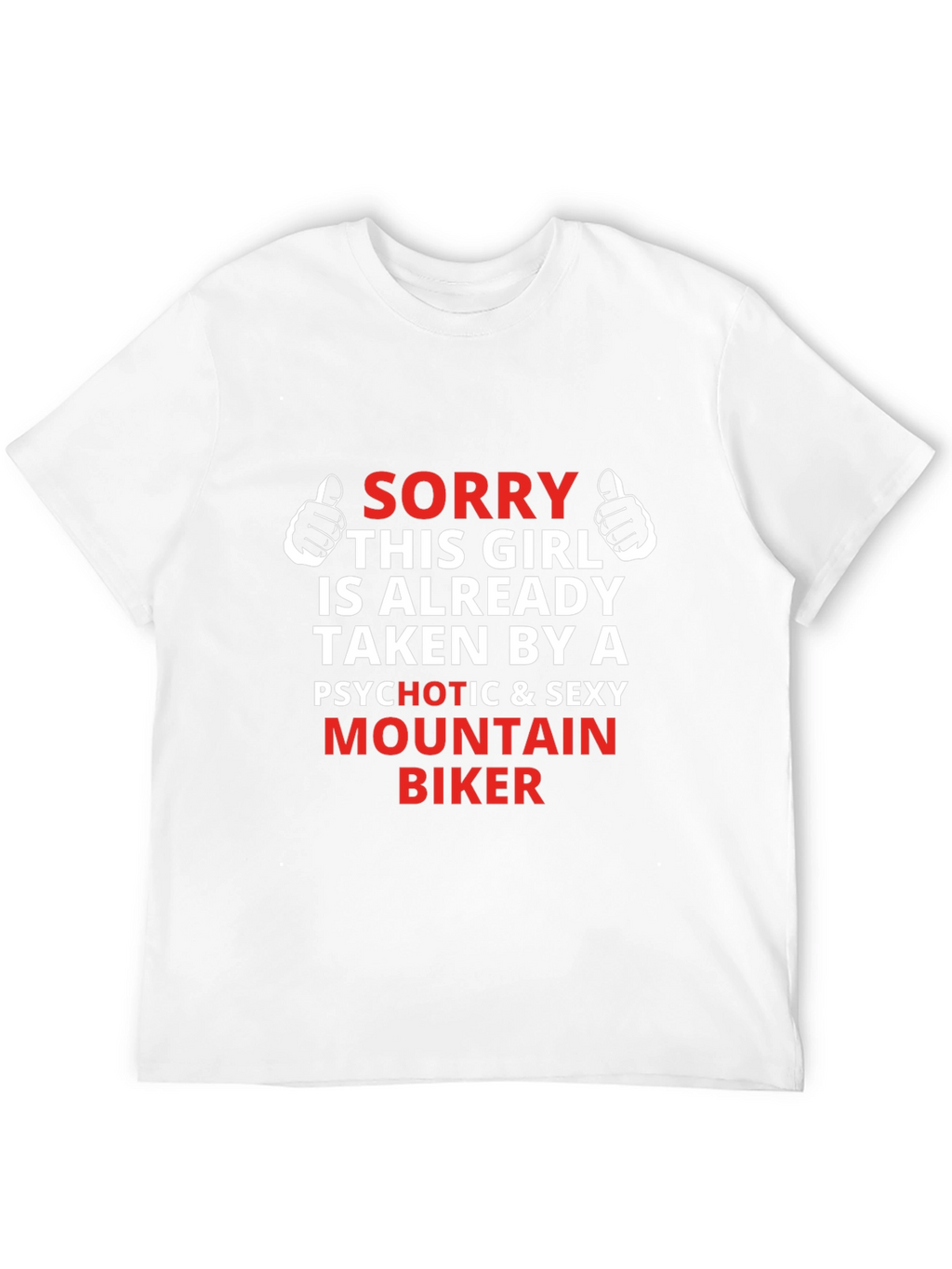 Girlfriend Mountain Biker T-Shirt - Funny Graphic Tee
