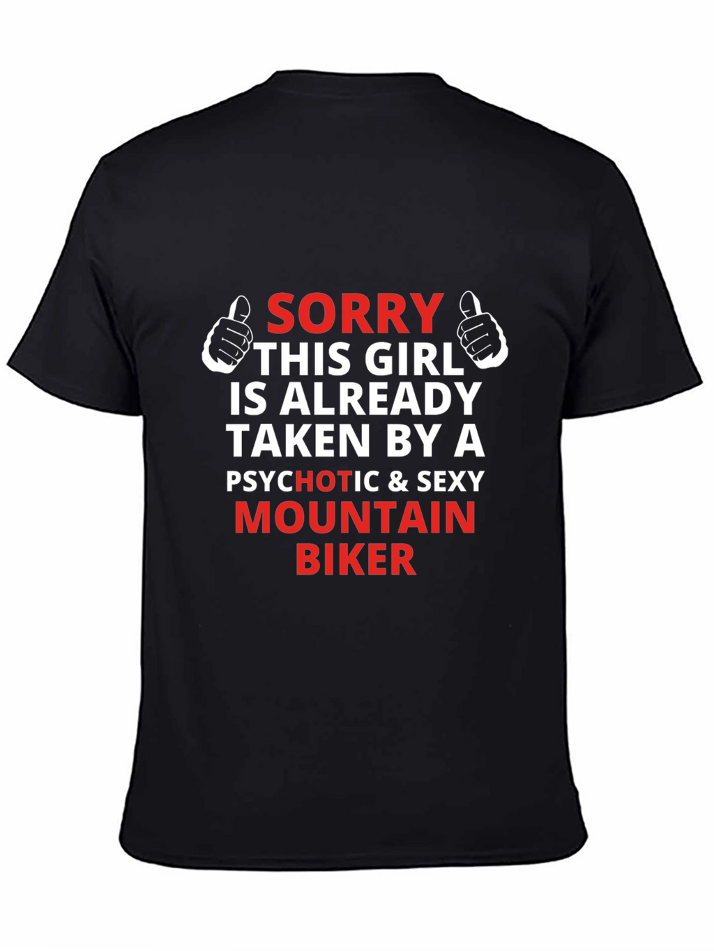 Girlfriend Mountain Biker T-Shirt - Funny Graphic Tee