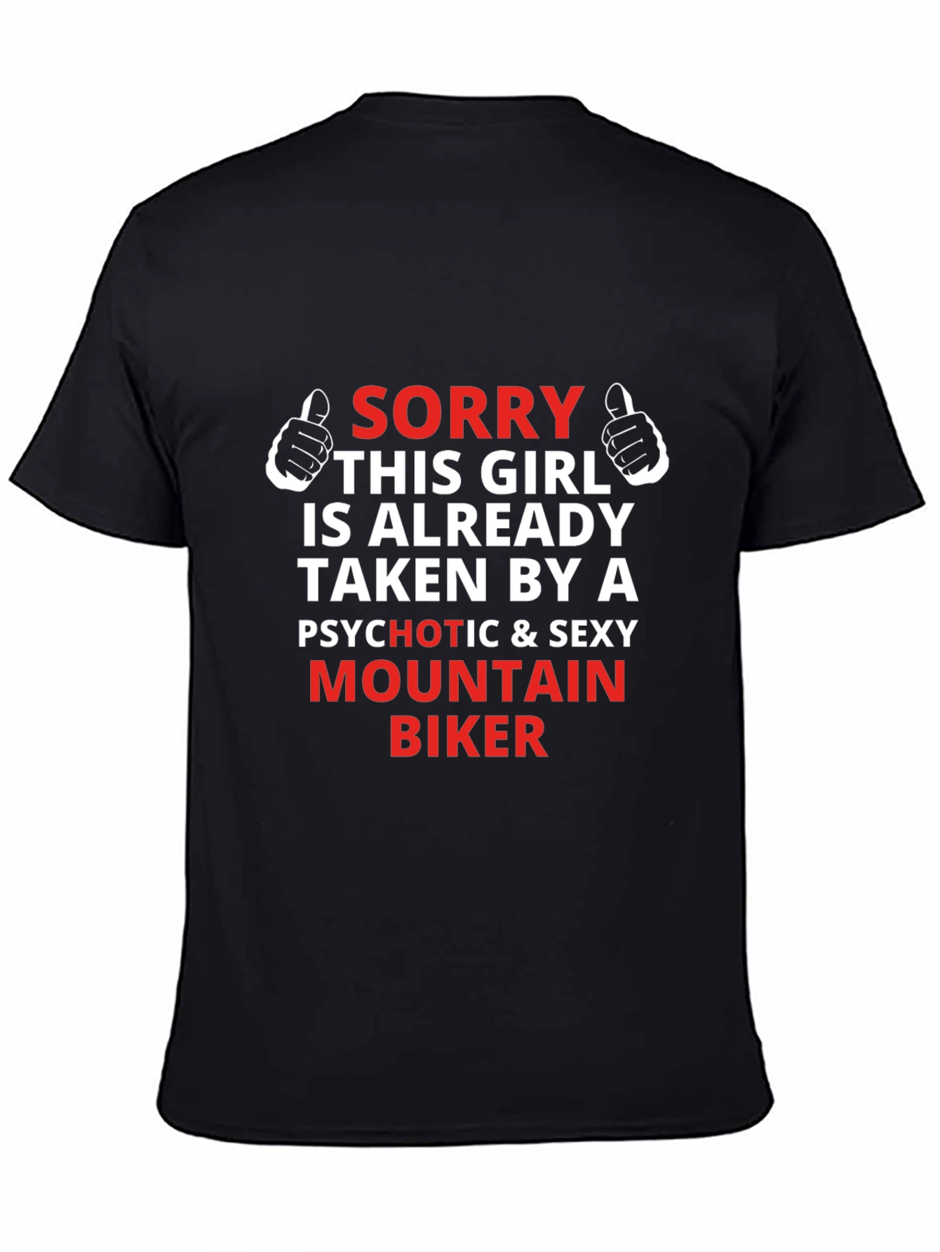 Girlfriend Mountain Biker T-Shirt - Funny Graphic Tee