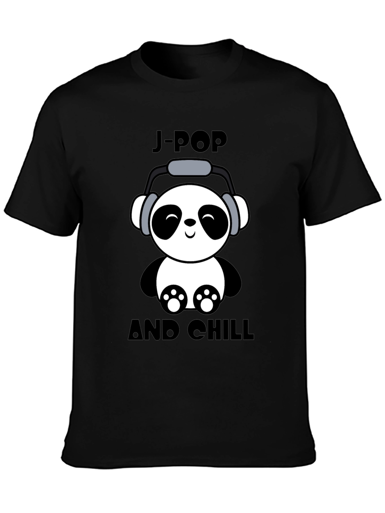 J-Pop and Chill Panda T-Shirt