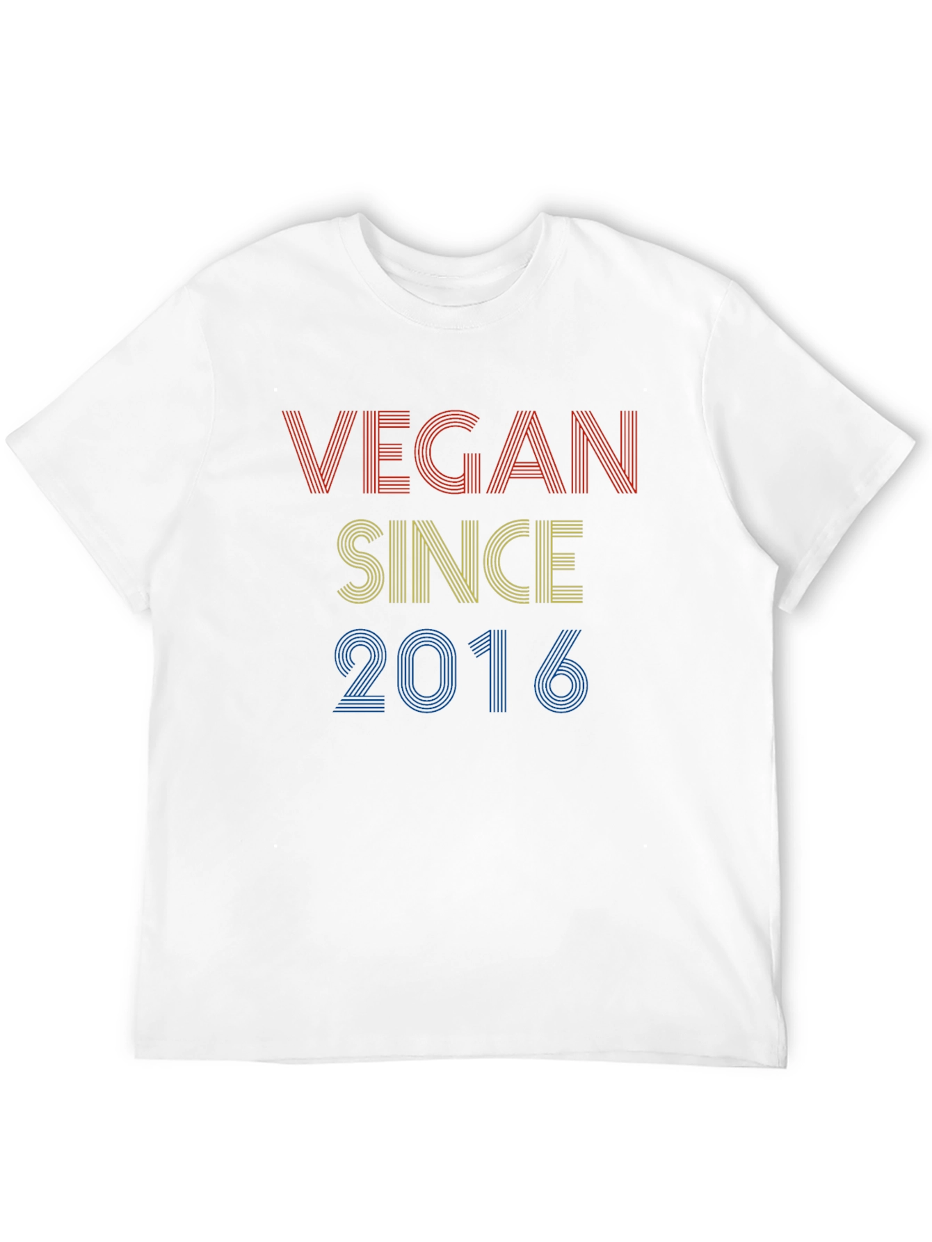 Vegan Since 2016 Graphic T-Shirt