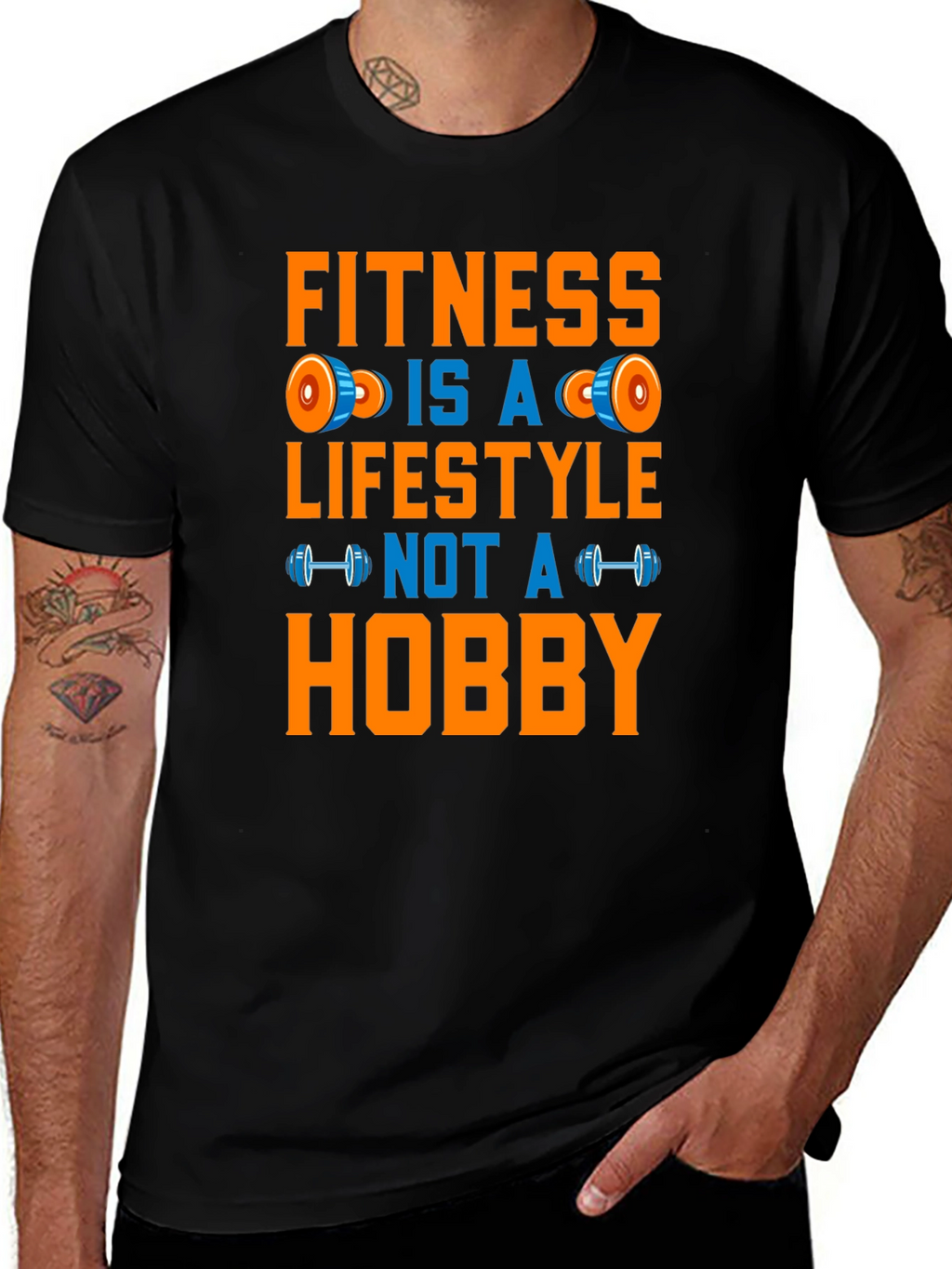 Fitness Lifestyle Graphic Tee - Workout Motivation Shirt