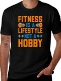 Fitness Lifestyle Graphic Tee - Workout Motivation Shirt