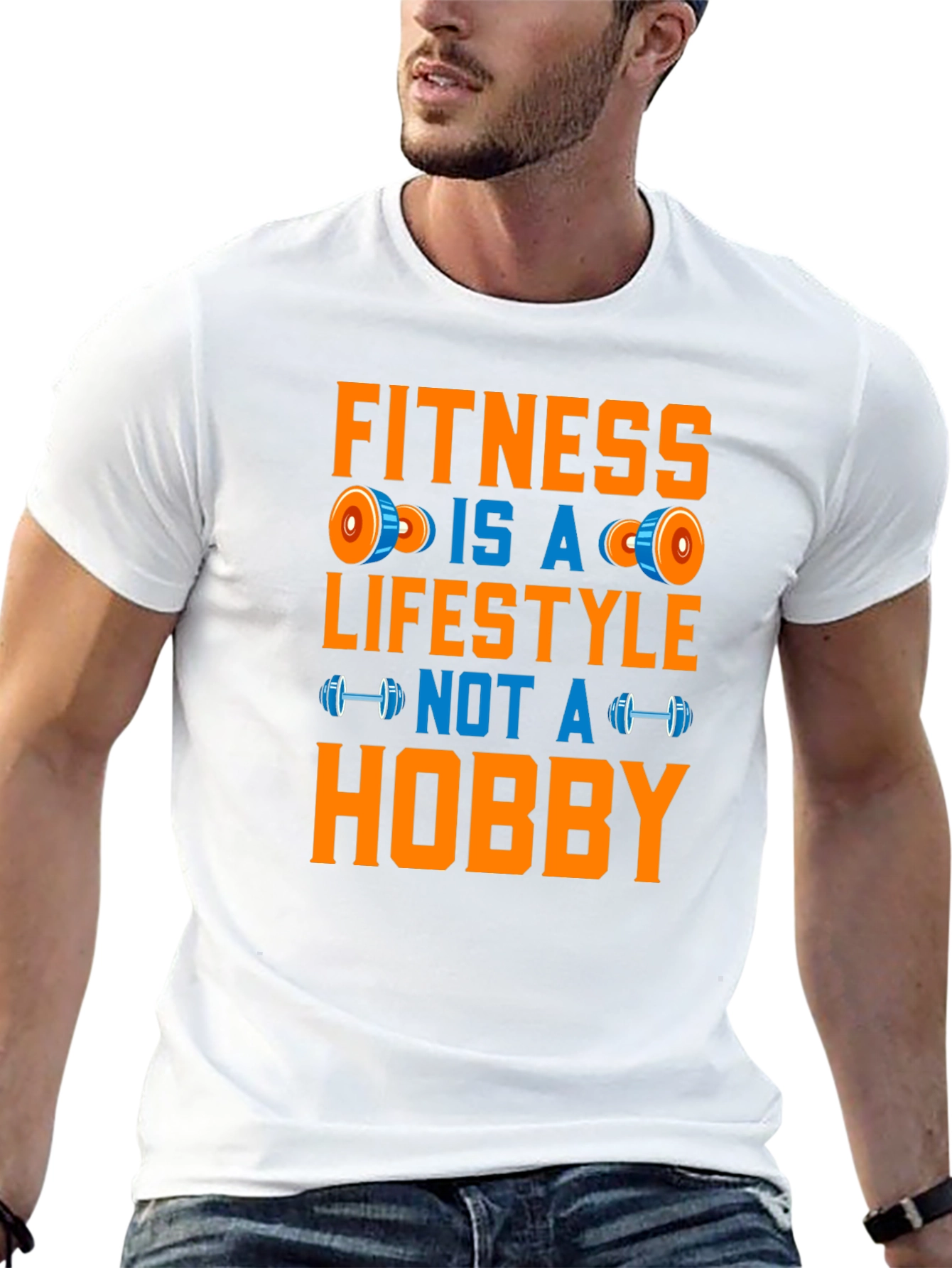 Fitness Lifestyle Graphic Tee - Workout Motivation Shirt