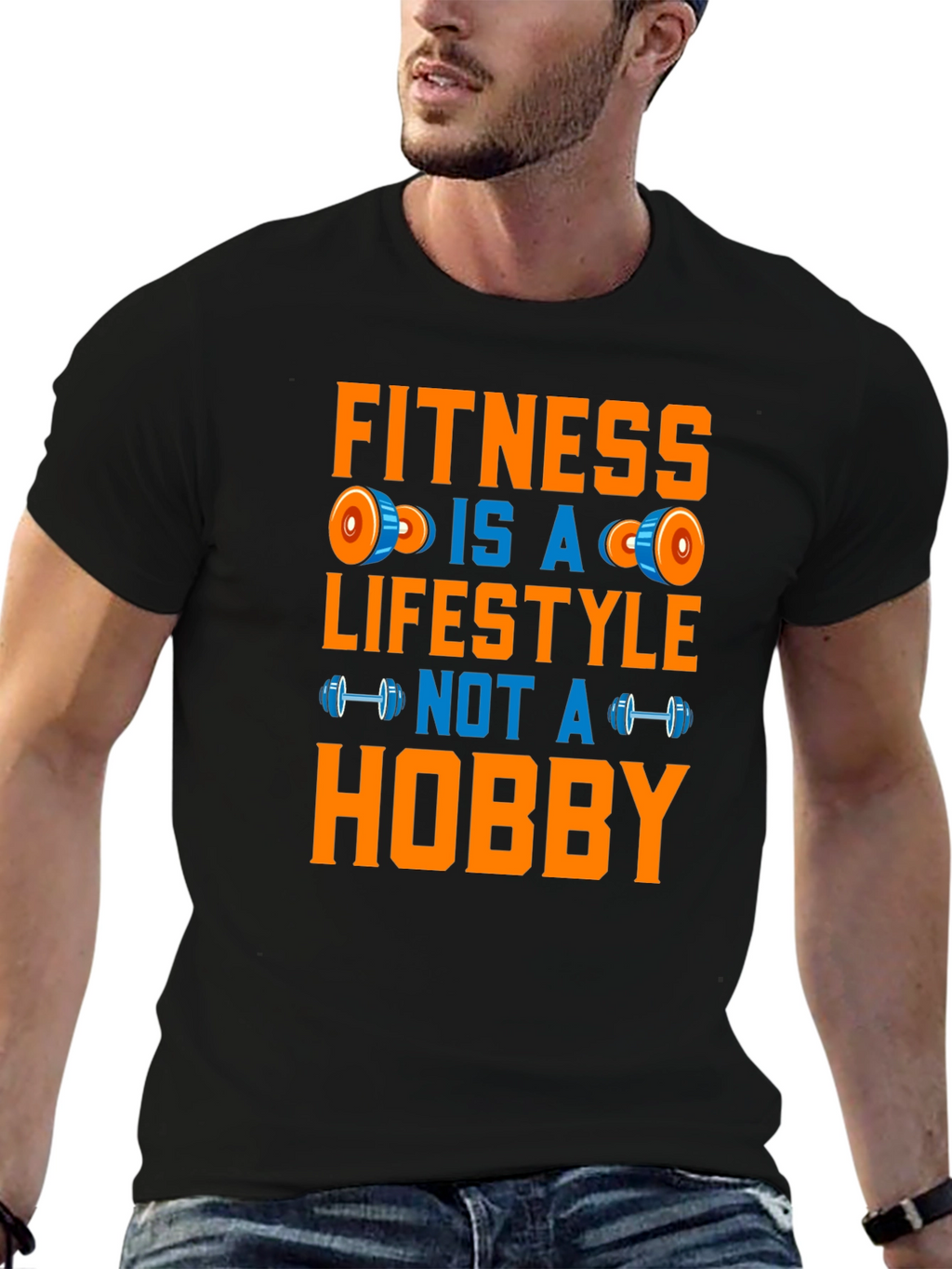 Fitness Lifestyle Graphic Tee - Workout Motivation Shirt