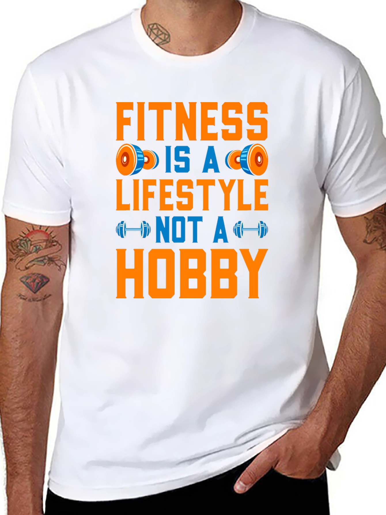 Fitness Lifestyle Graphic Tee - Workout Motivation Shirt