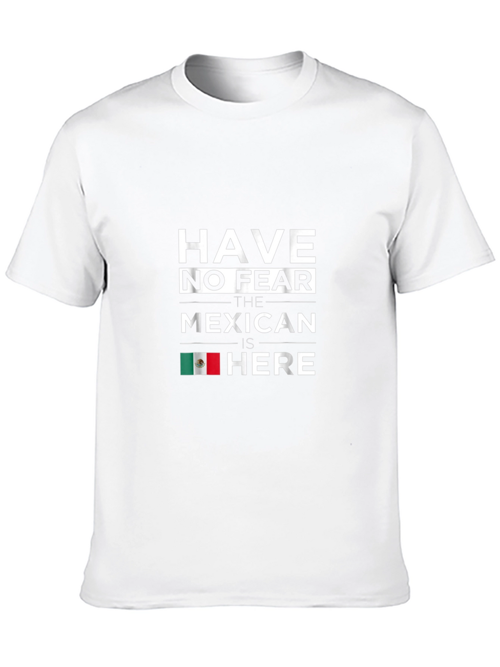 Have No Fear Mexican Is Here Black T-Shirt
