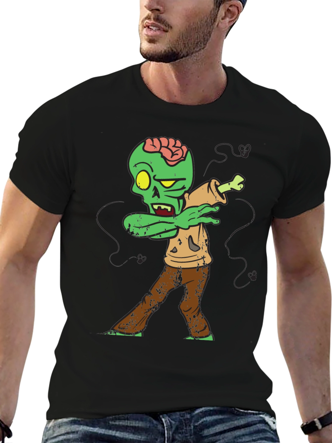 Zombie Dab Graphic Tee - Undead Style!