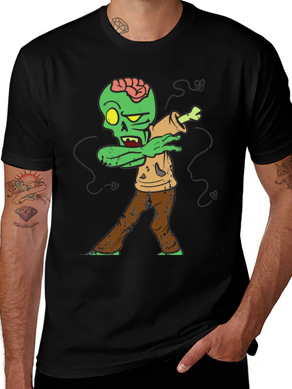 Zombie Dab Graphic Tee - Undead Style!