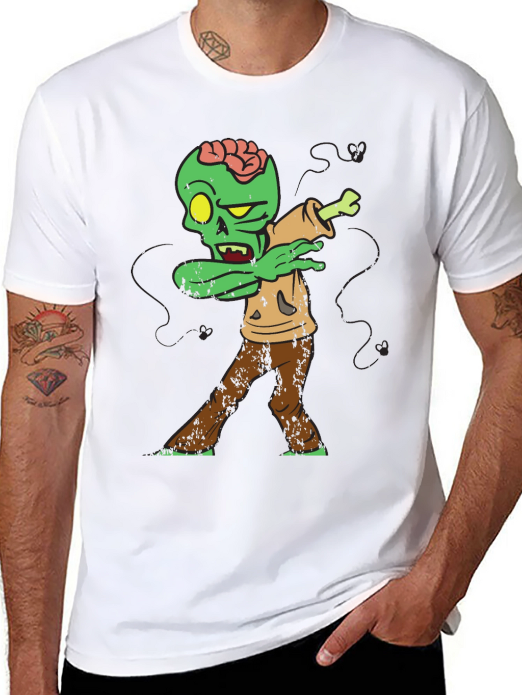 Zombie Dab Graphic Tee - Undead Style!
