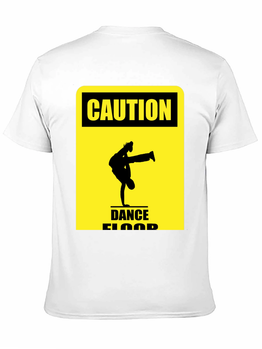 Caution Dance Floor T-Shirt - Black