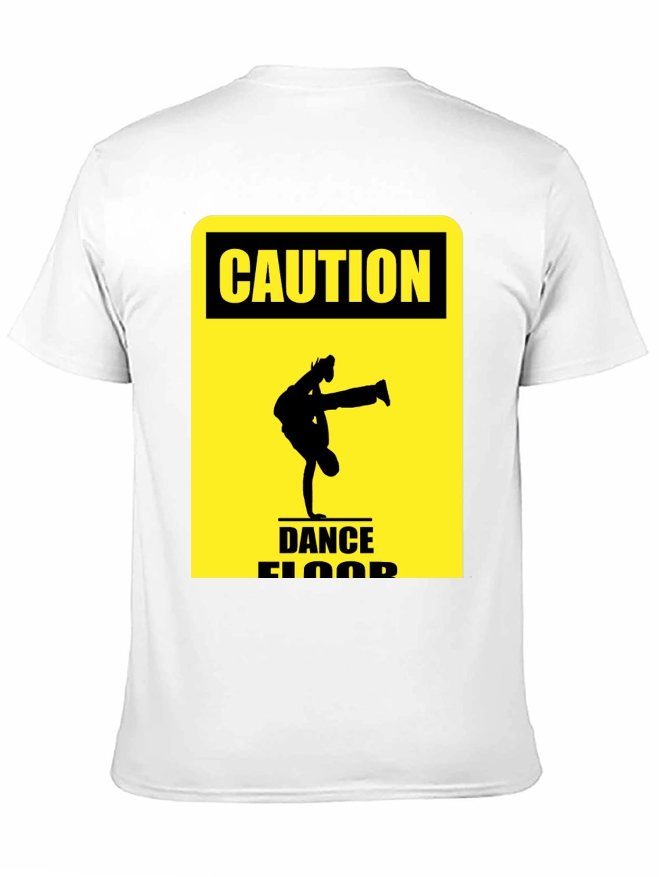Caution Dance Floor T-Shirt - Black