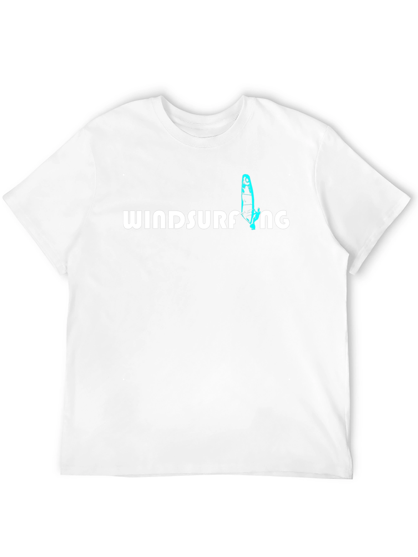 Windsurfing Graphic Tee - Black Casual Shirt