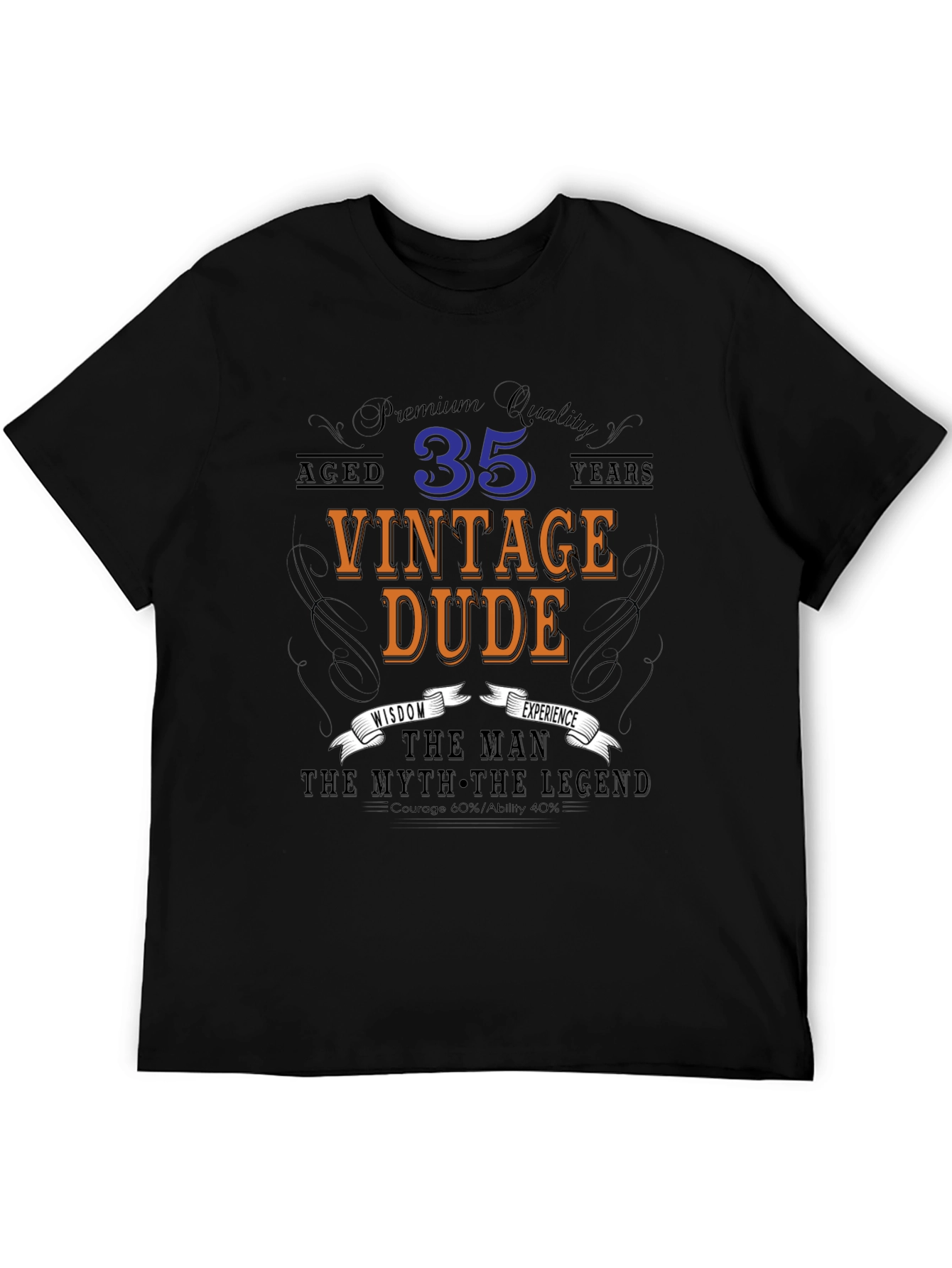 Vintage Dude 35th Birthday T-Shirt