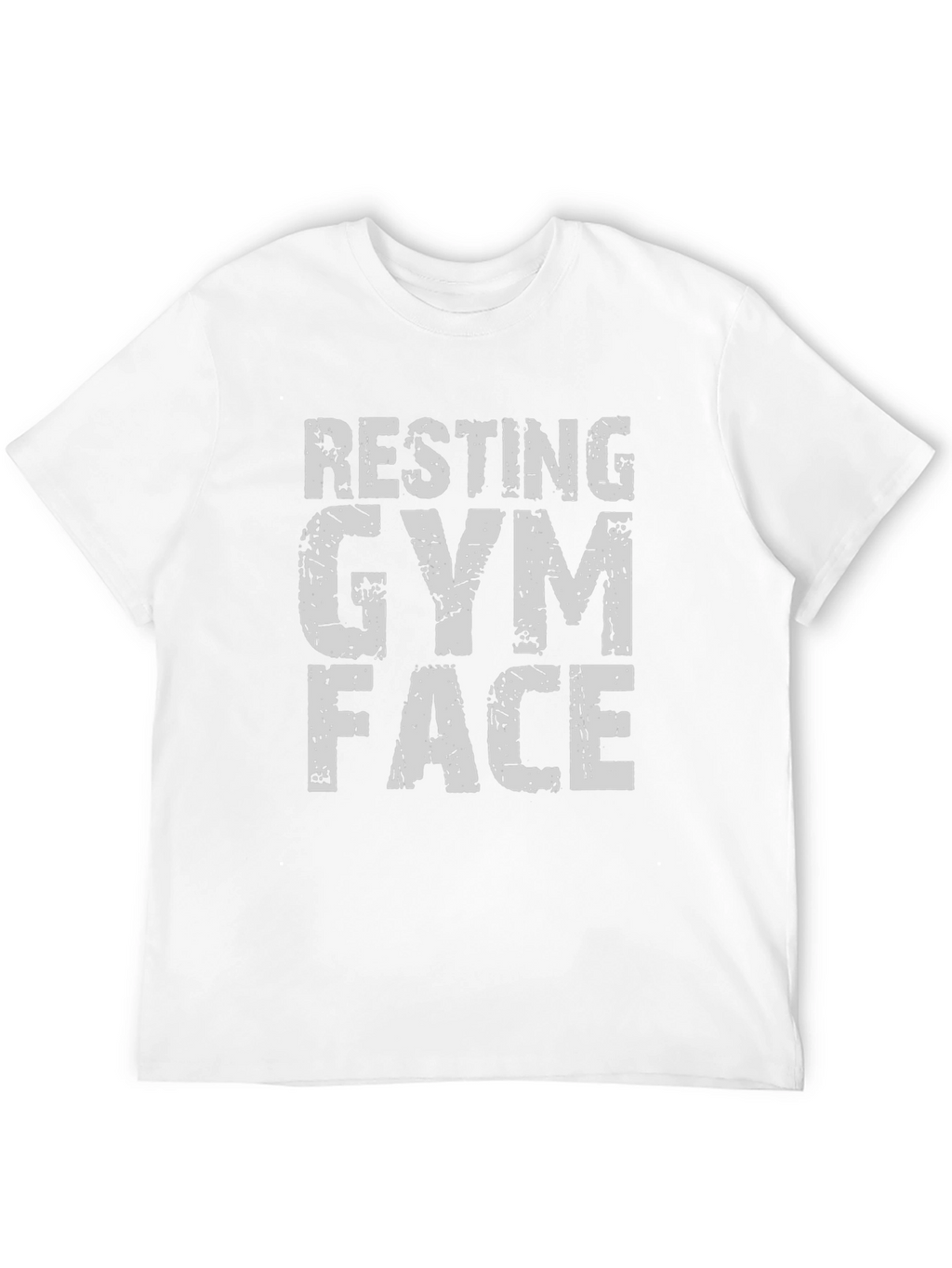 Resting Gym Face T-Shirt - Black Graphic Tee