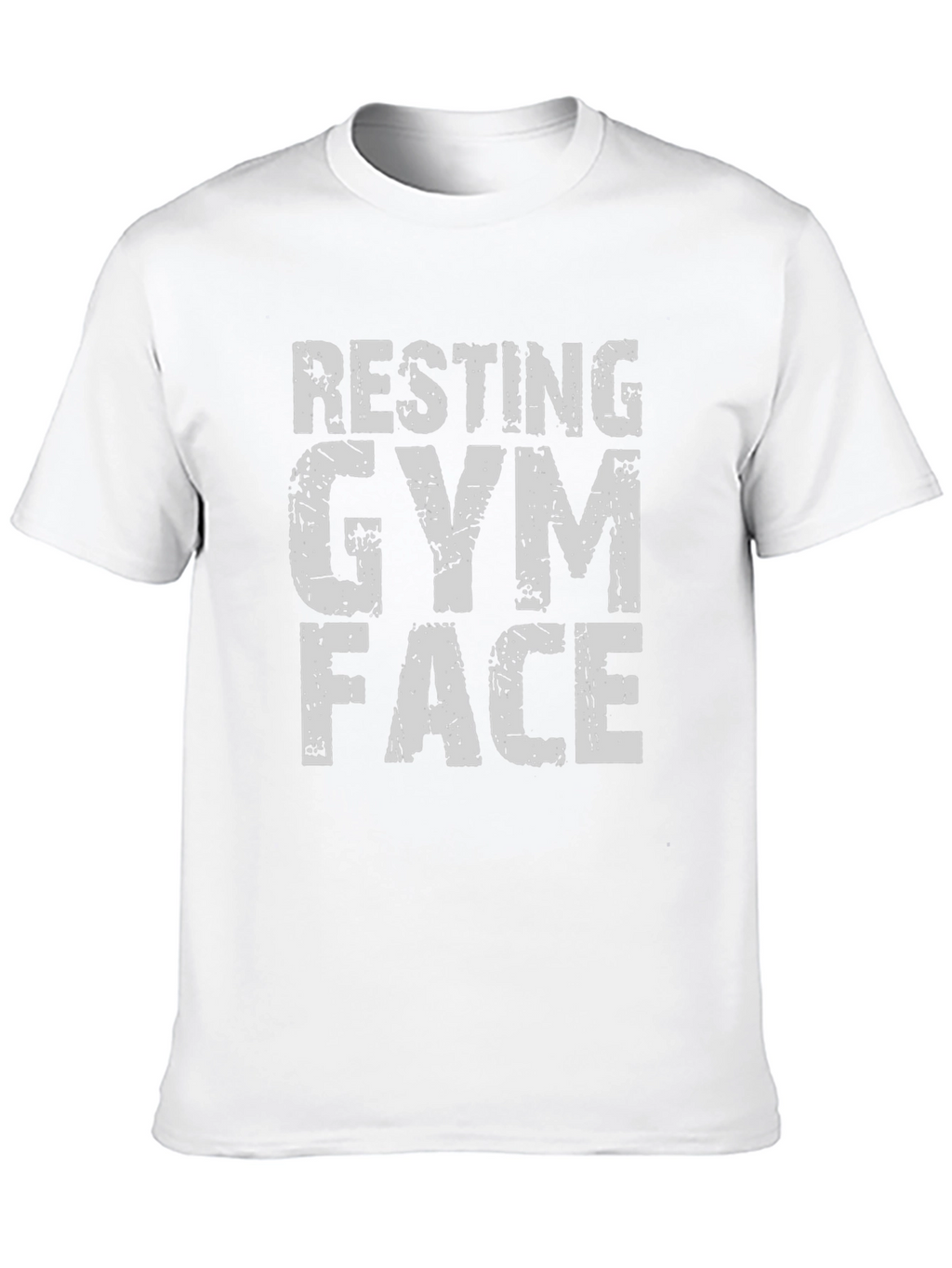 Resting Gym Face T-Shirt - Black Graphic Tee