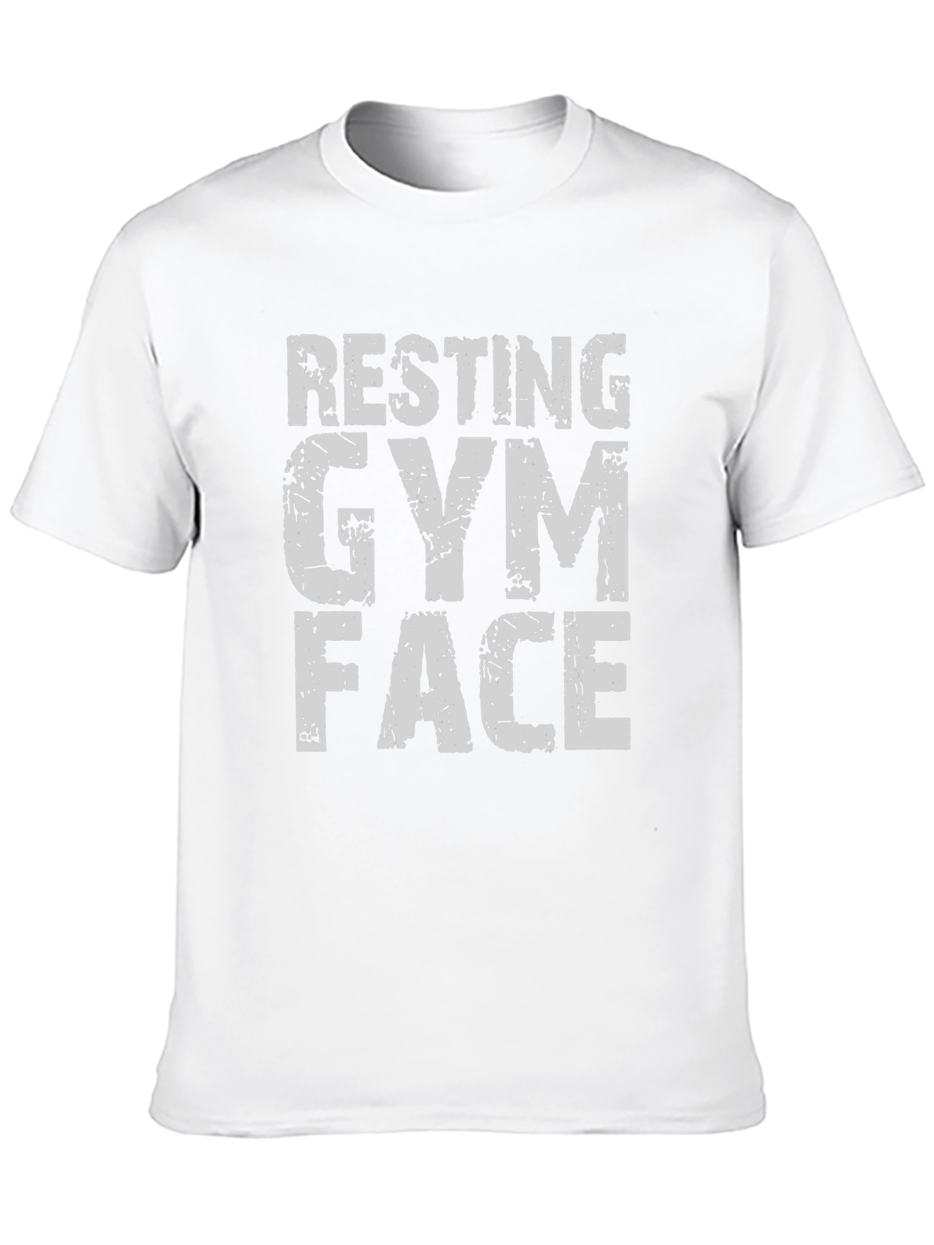 Resting Gym Face T-Shirt - Black Graphic Tee
