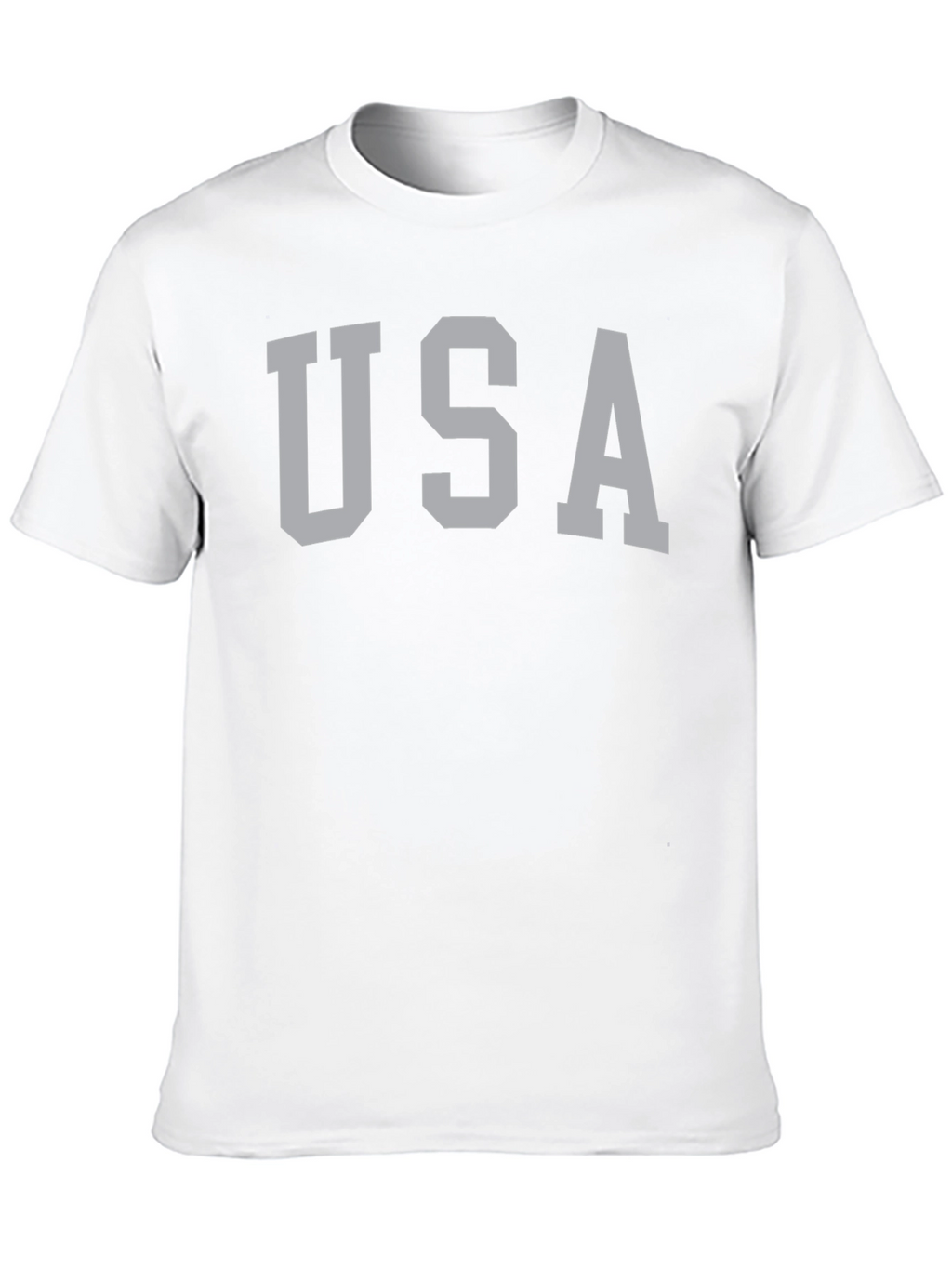 USA Graphic T-Shirt - Classic Crew Neck Tee