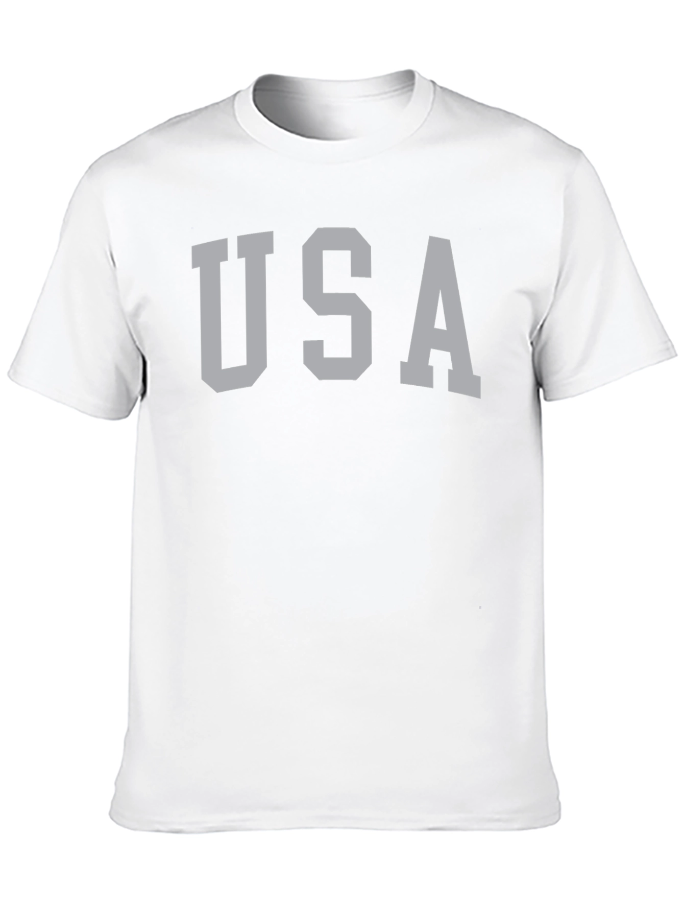 USA Graphic T-Shirt - Classic Crew Neck Tee
