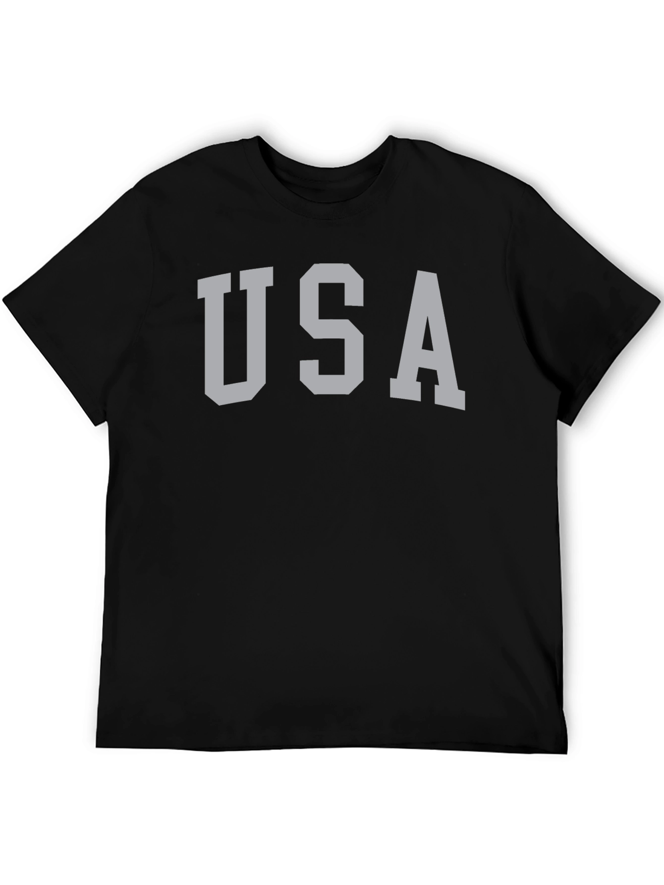 USA Graphic T-Shirt - Classic Crew Neck Tee