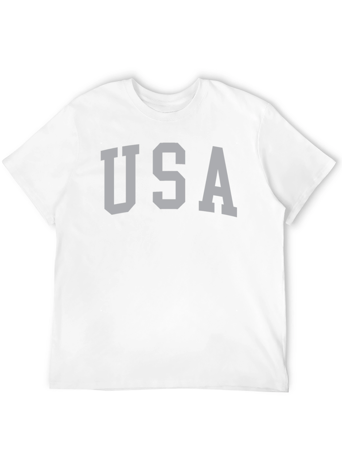 USA Graphic T-Shirt - Classic Crew Neck Tee