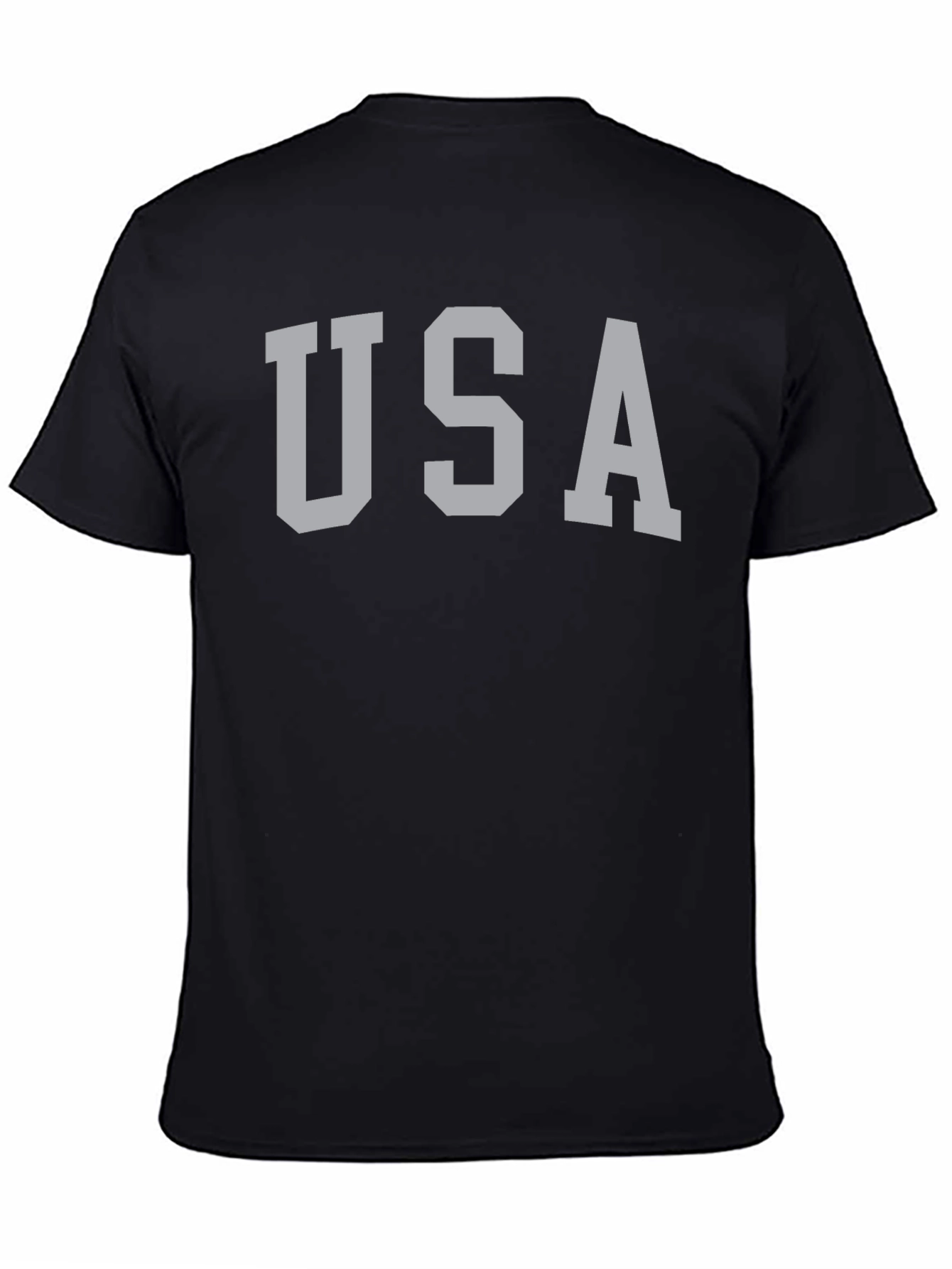 USA Graphic T-Shirt - Classic Crew Neck Tee