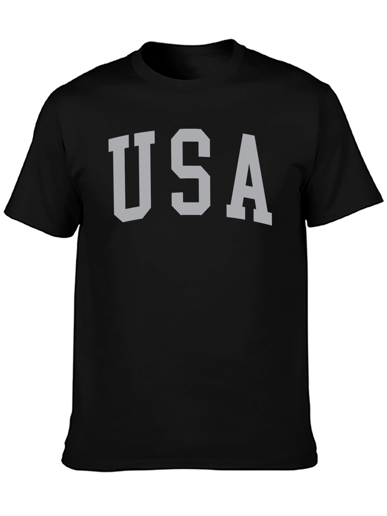 USA Graphic T-Shirt - Classic Crew Neck Tee