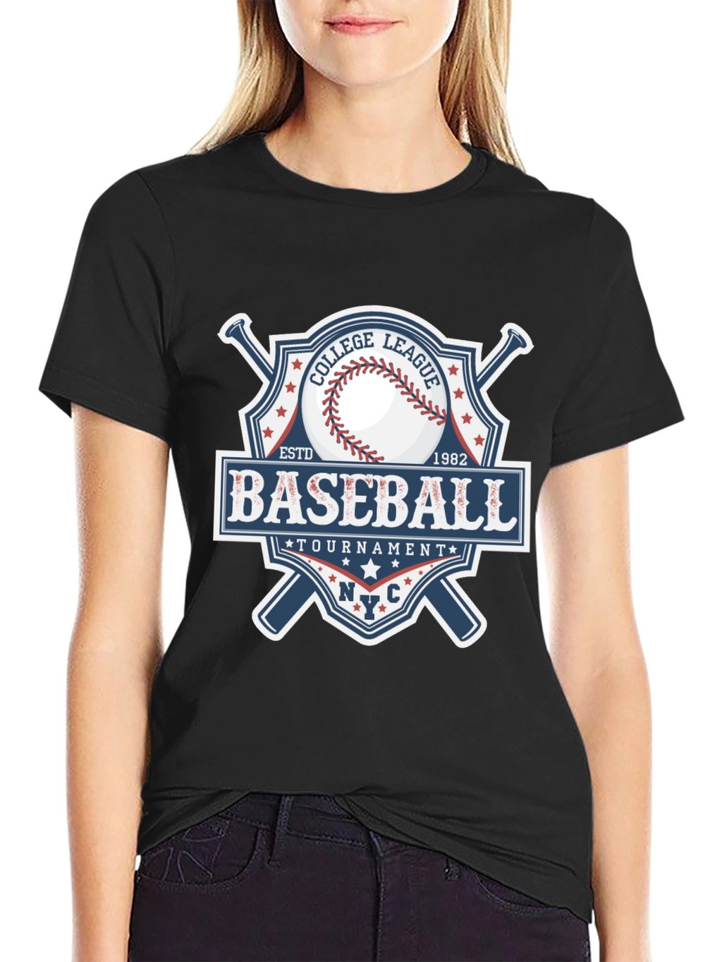 Baseball College League Tournament T-Shirt