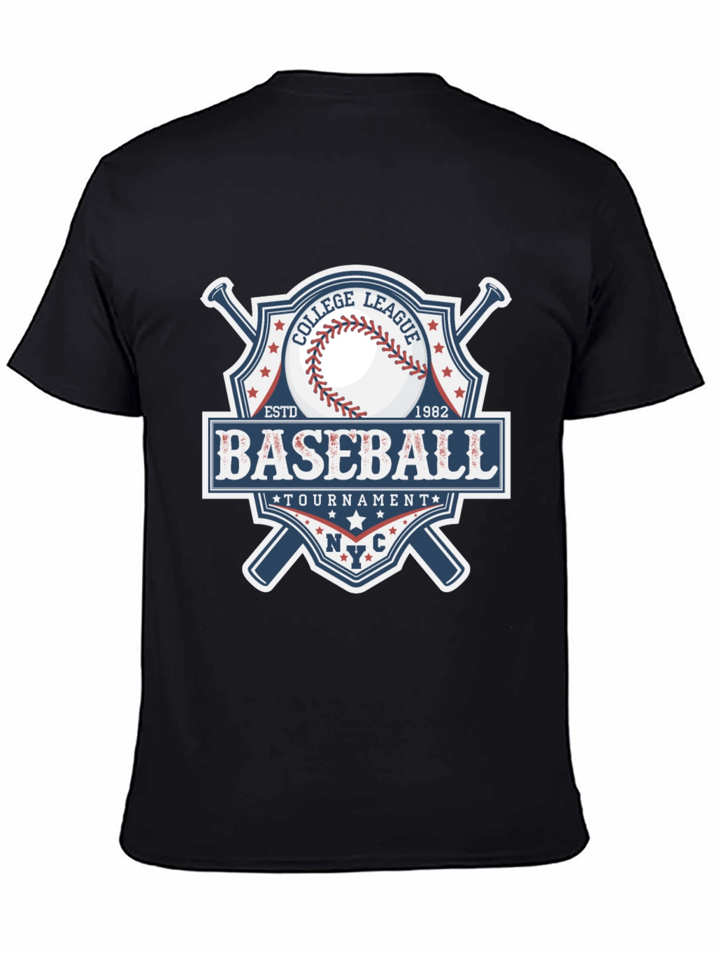 Baseball College League Tournament T-Shirt