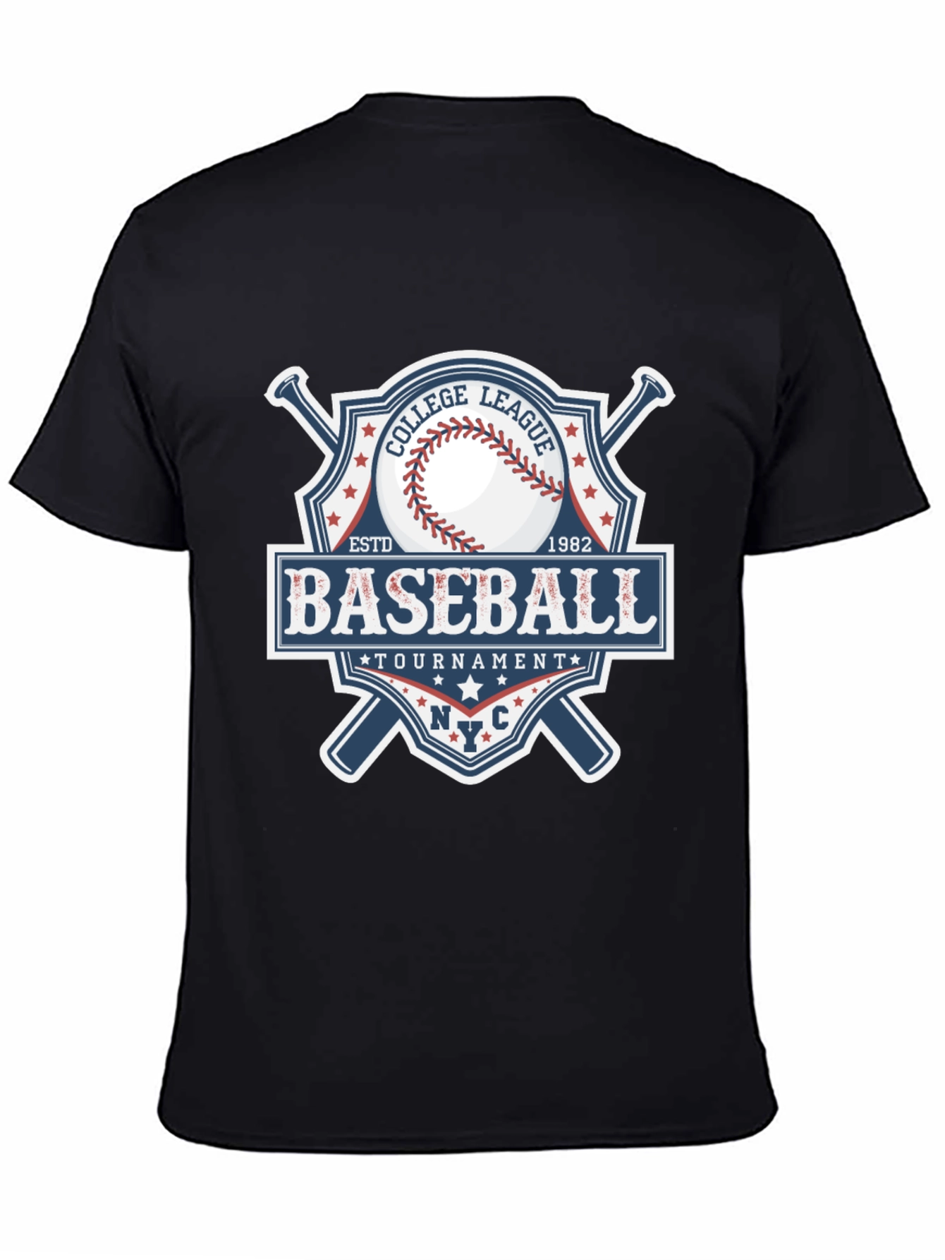 Baseball College League Tournament T-Shirt