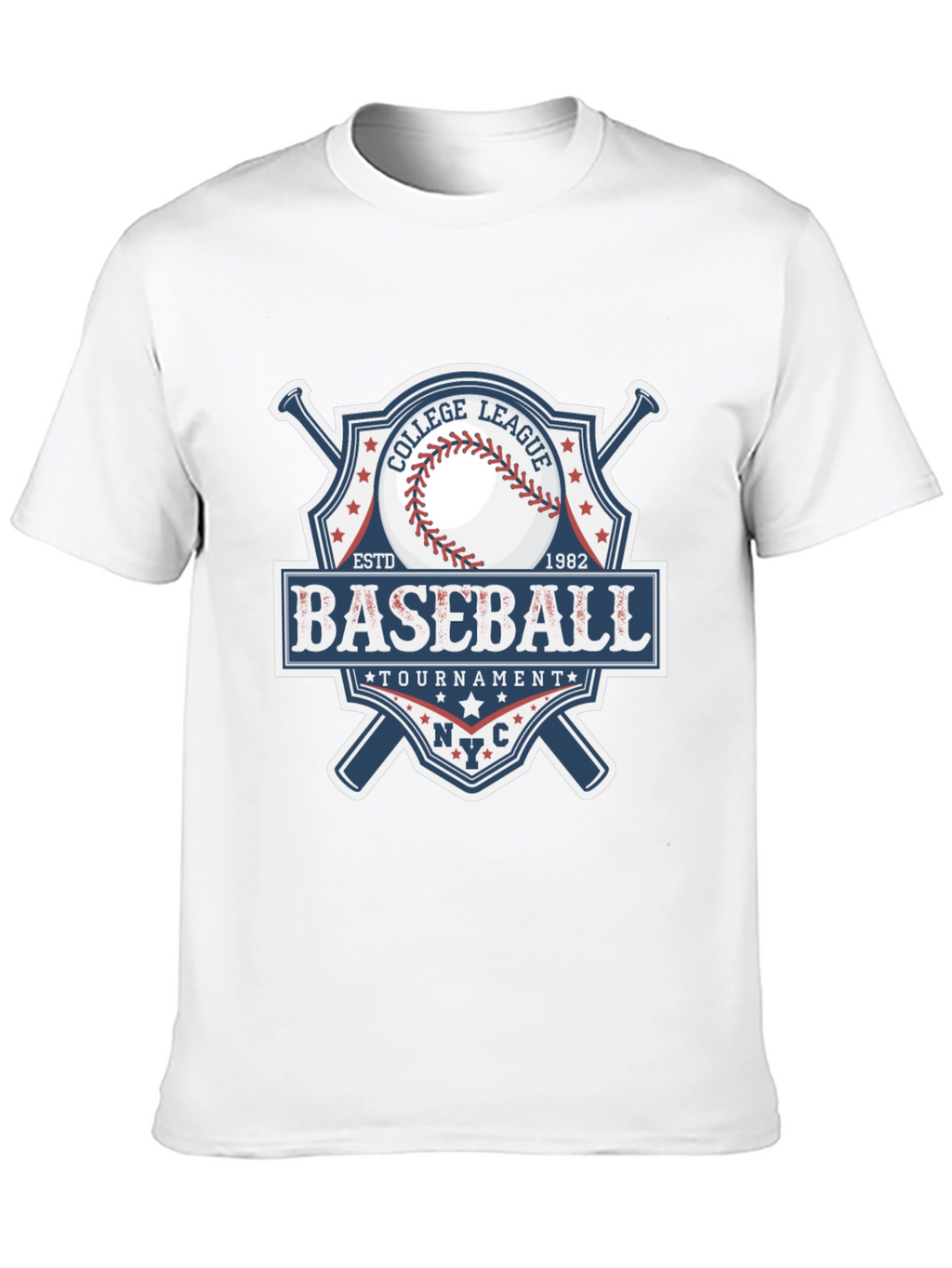 Baseball College League Tournament T-Shirt