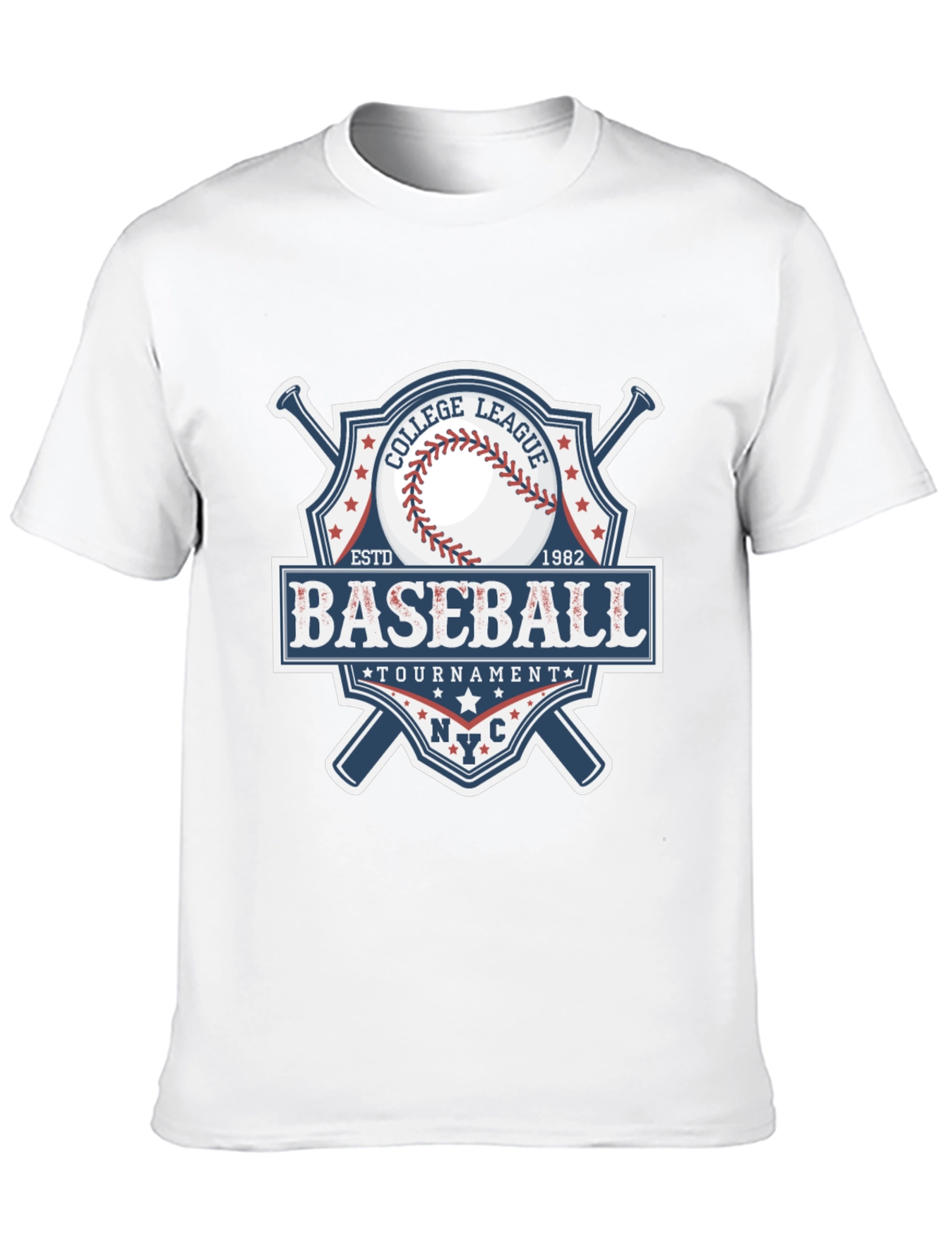 Baseball College League Tournament T-Shirt