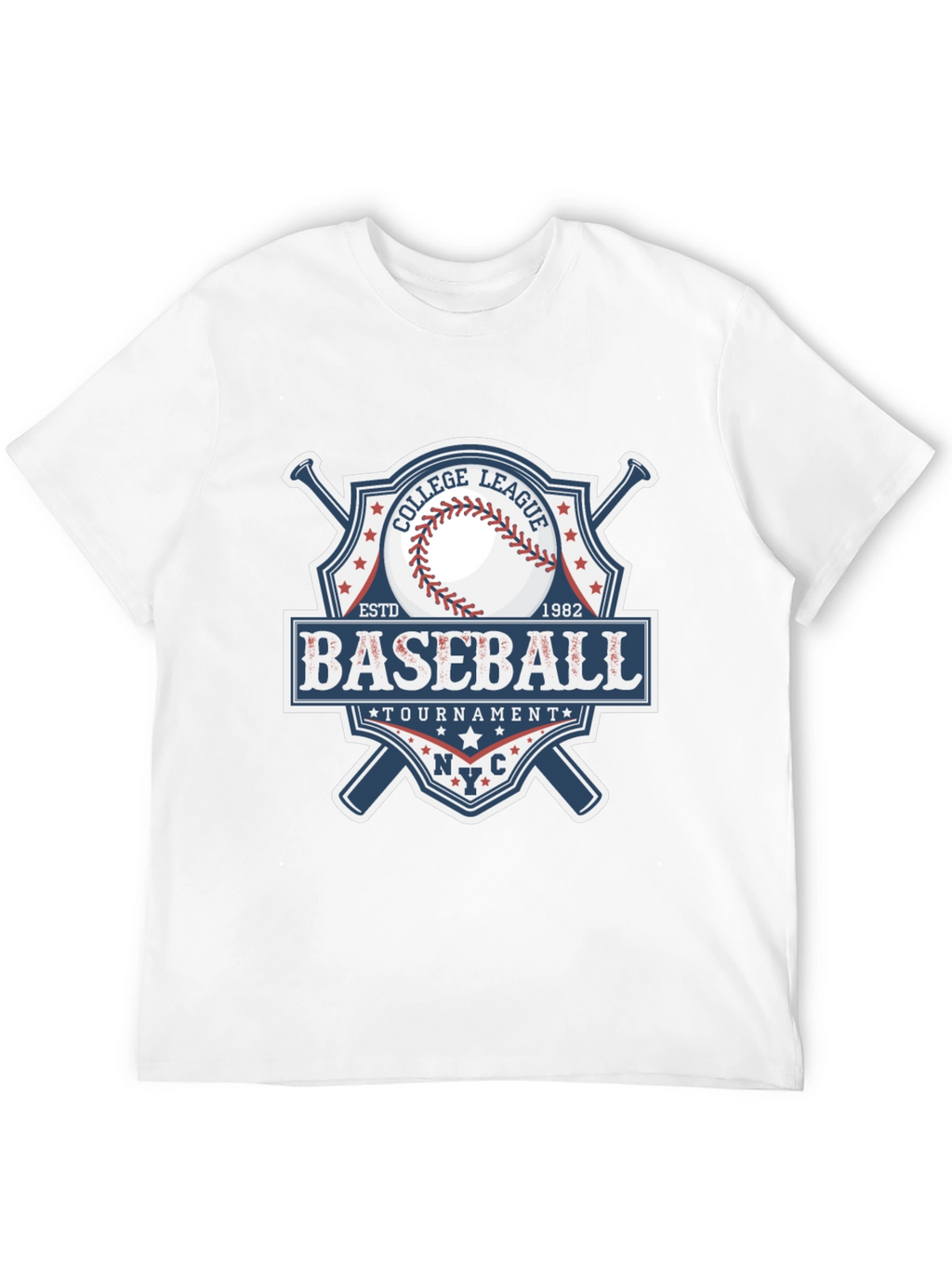 Baseball College League Tournament T-Shirt