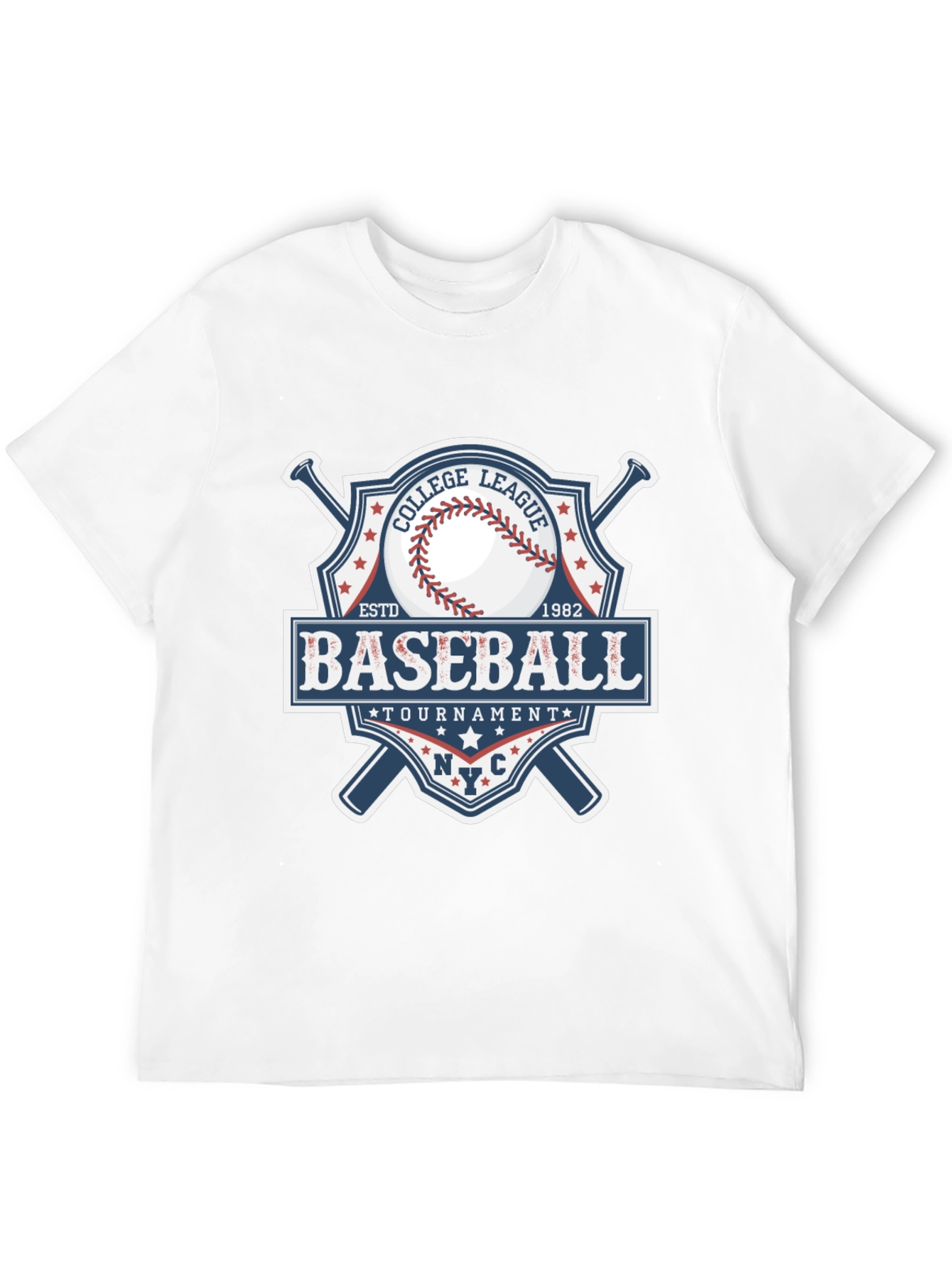 Baseball College League Tournament T-Shirt