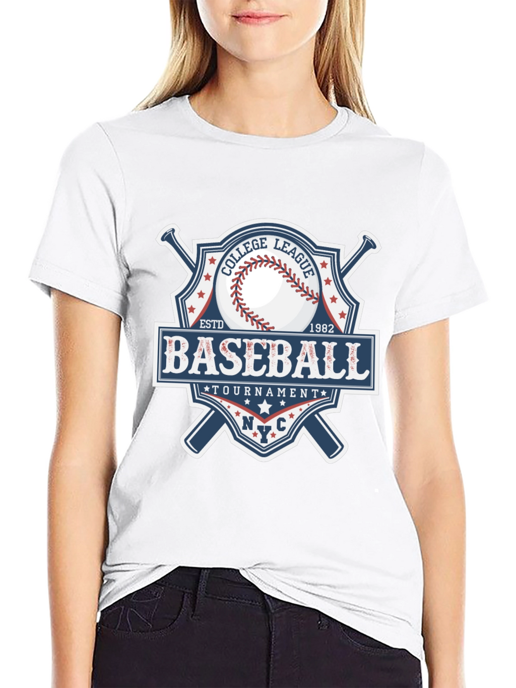 Baseball College League Tournament T-Shirt