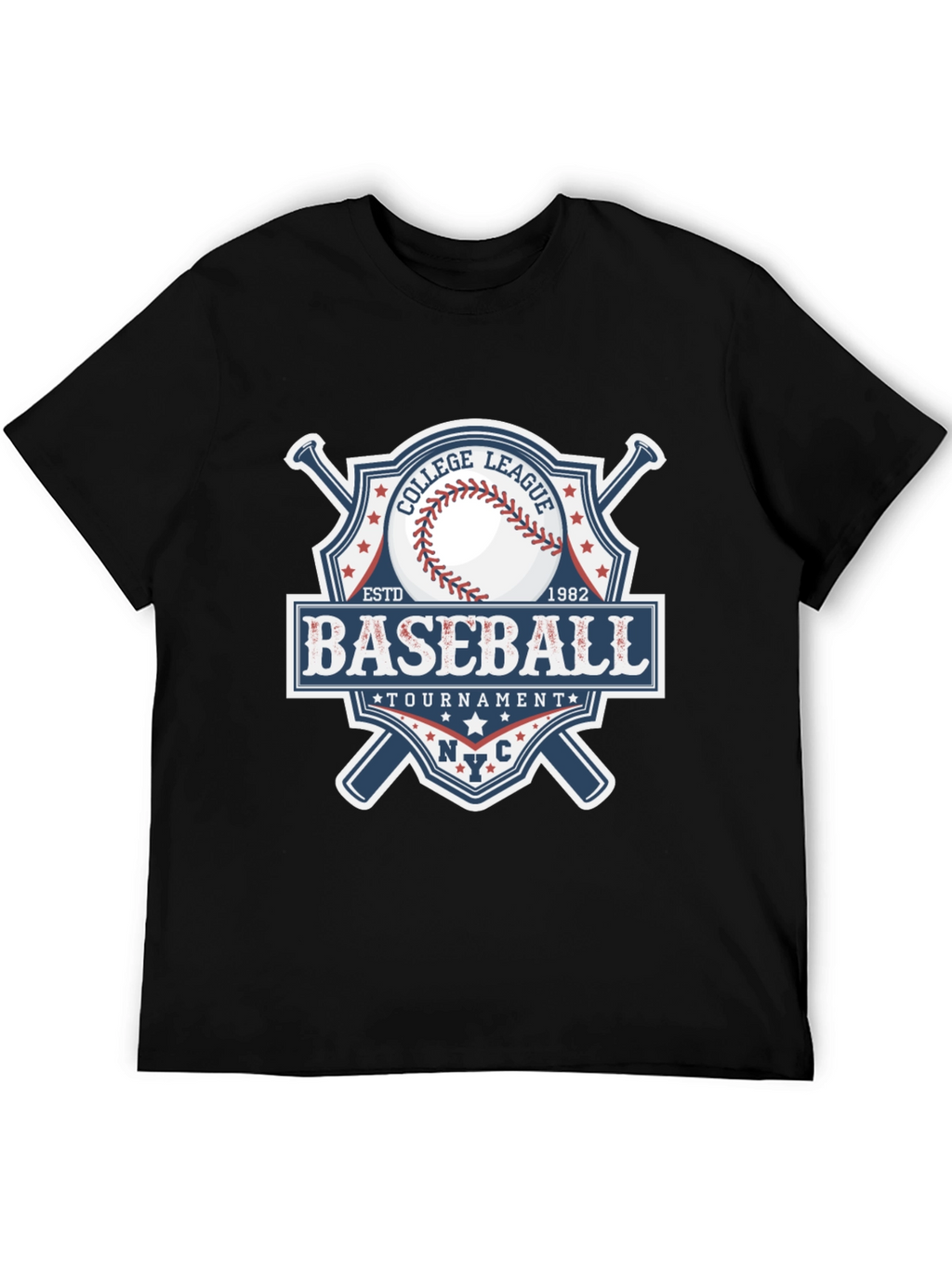 Baseball College League Tournament T-Shirt