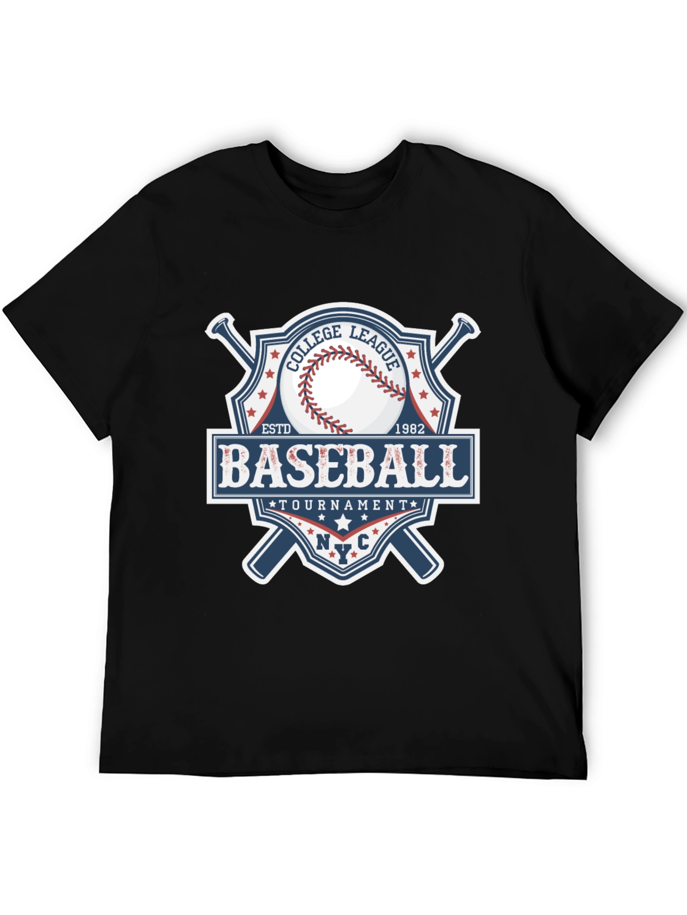 Baseball College League Tournament T-Shirt