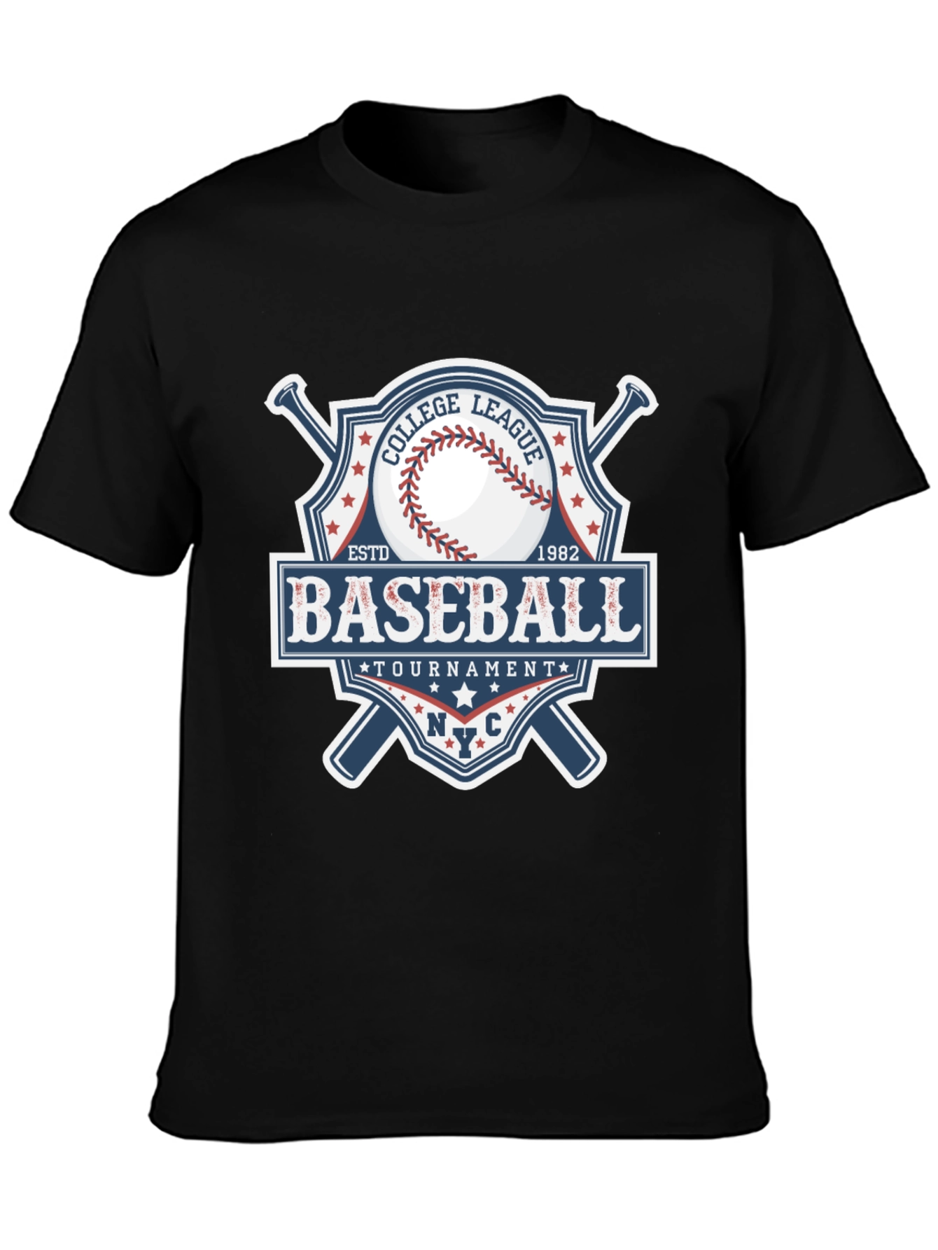 Baseball College League Tournament T-Shirt